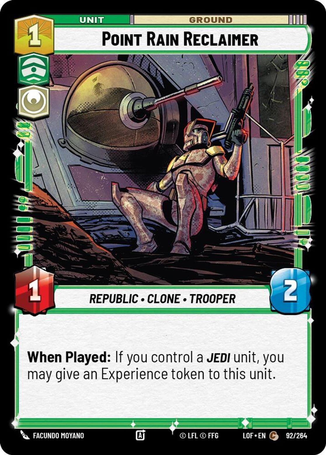 Point Rain Reclaimer, Standard