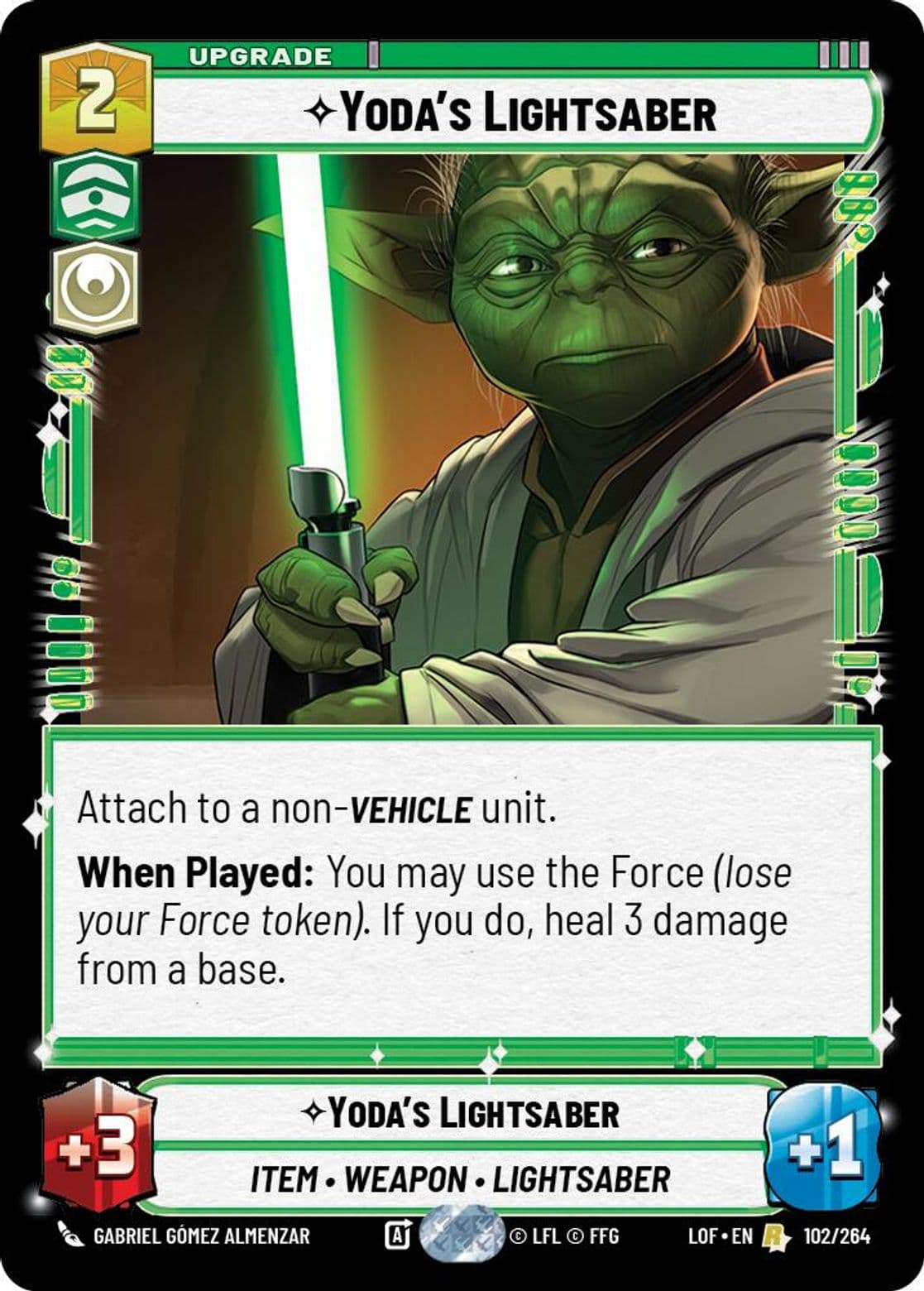 Yoda's Lightsaber, Standard