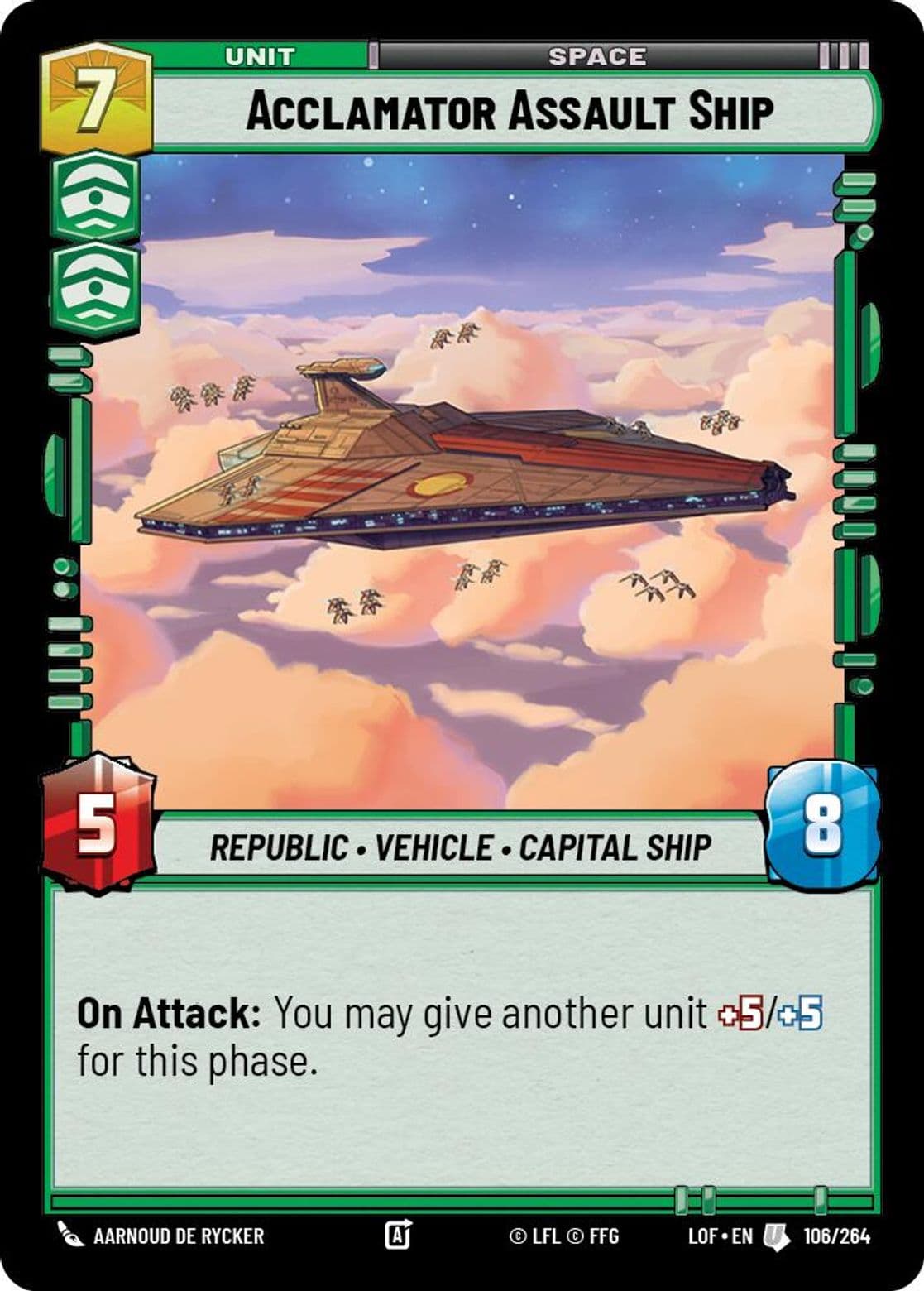 Acclamator Assault Ship, Standard