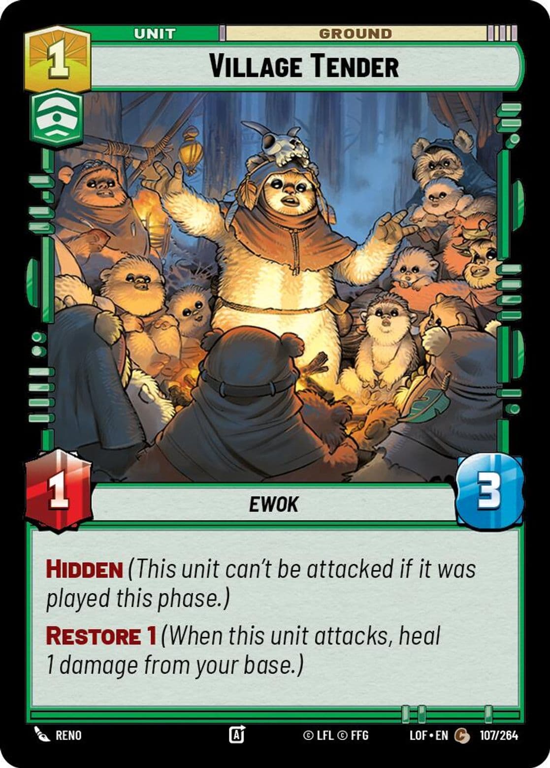 Village Tender, Standard