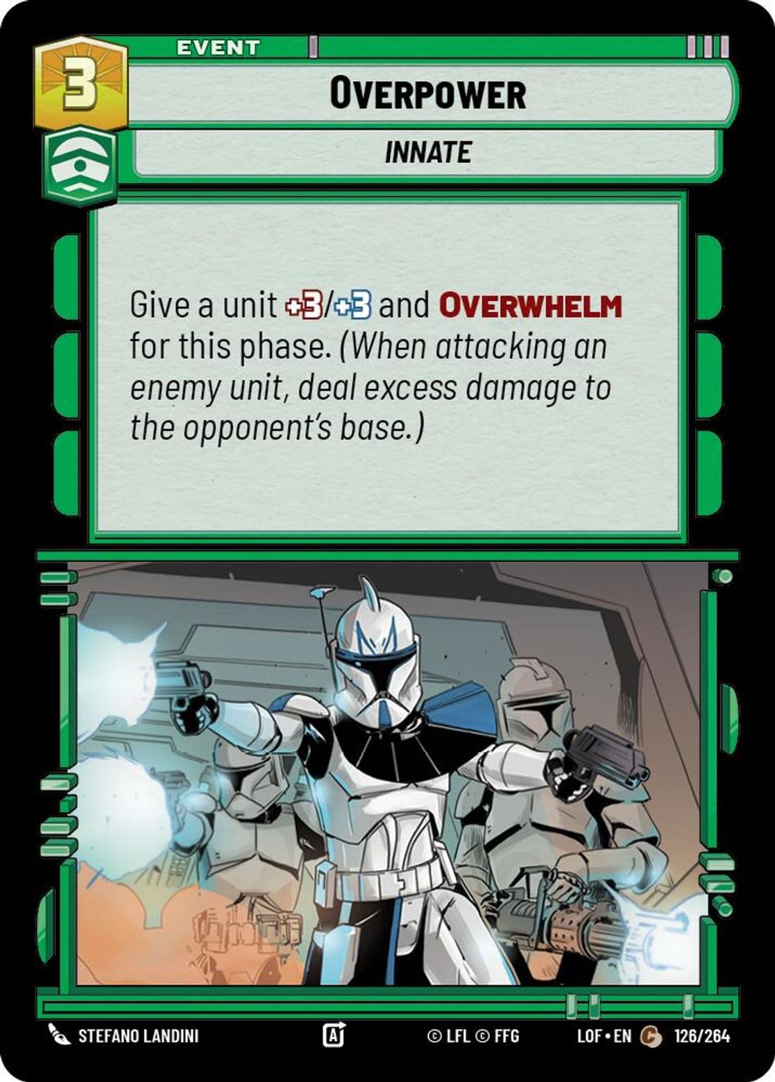 Overpower, Standard