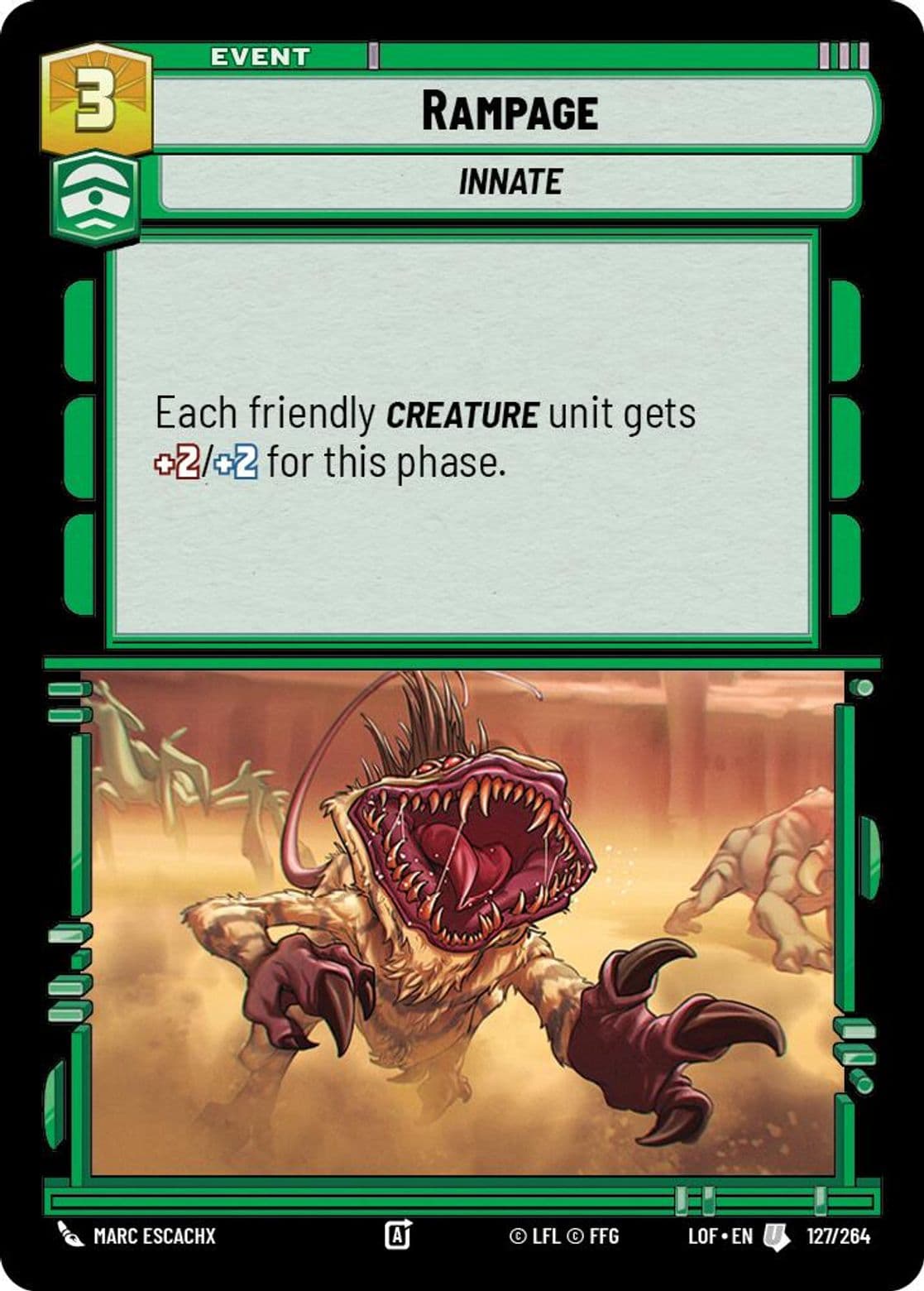 Rampage, Standard