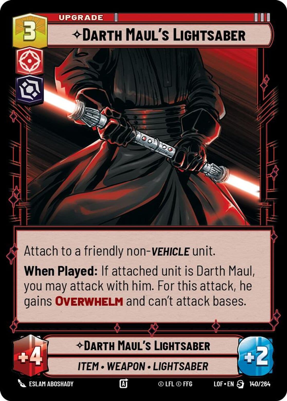 Darth Maul's Lightsaber, Standard