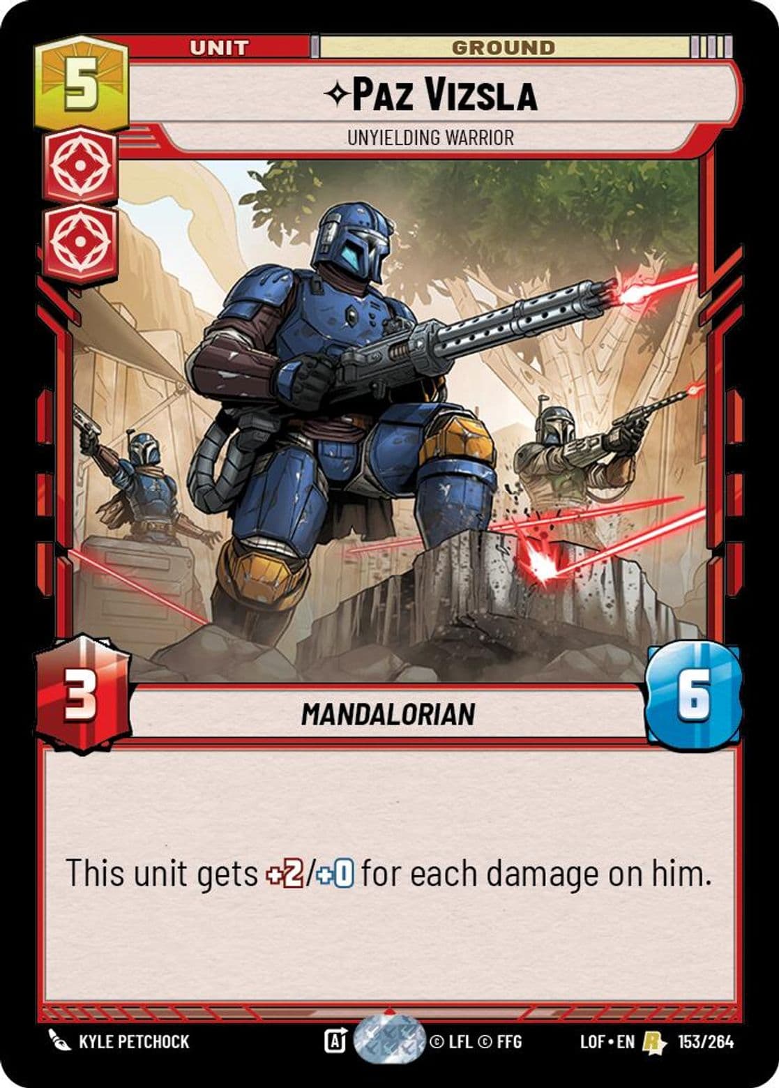 Paz Vizsla, Unyielding Warrior, Standard