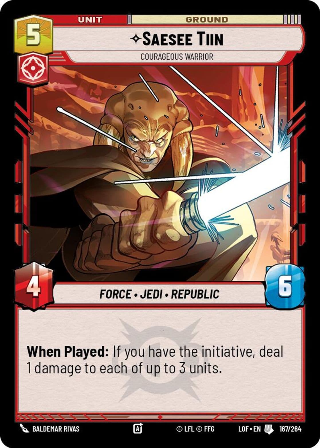 Saesee Tiin, Courageous Warrior, Standard
