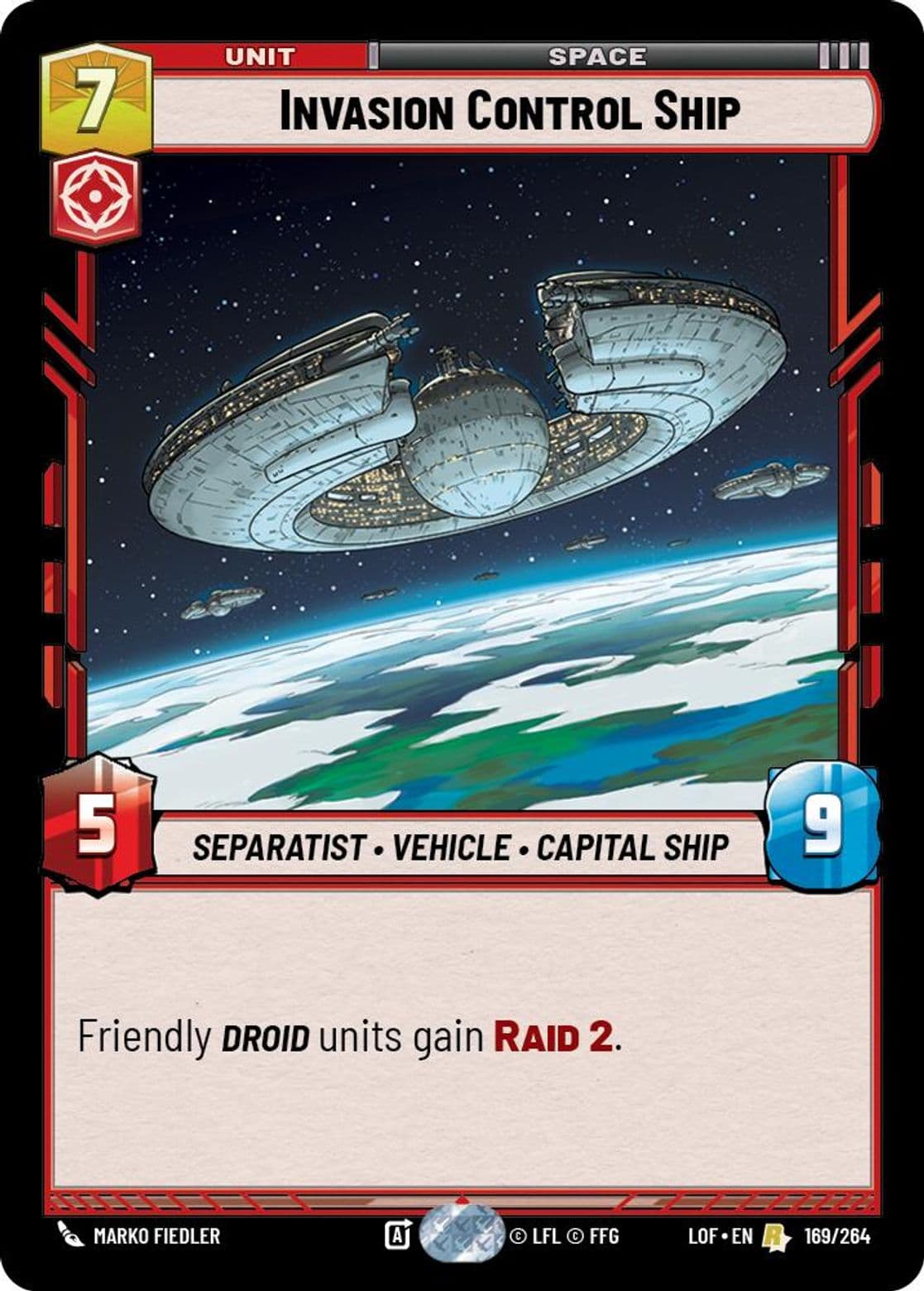 Invasion Control Ship, Standard