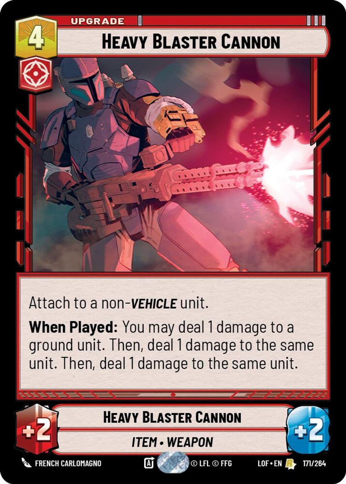 Heavy Blaster Cannon, Standard