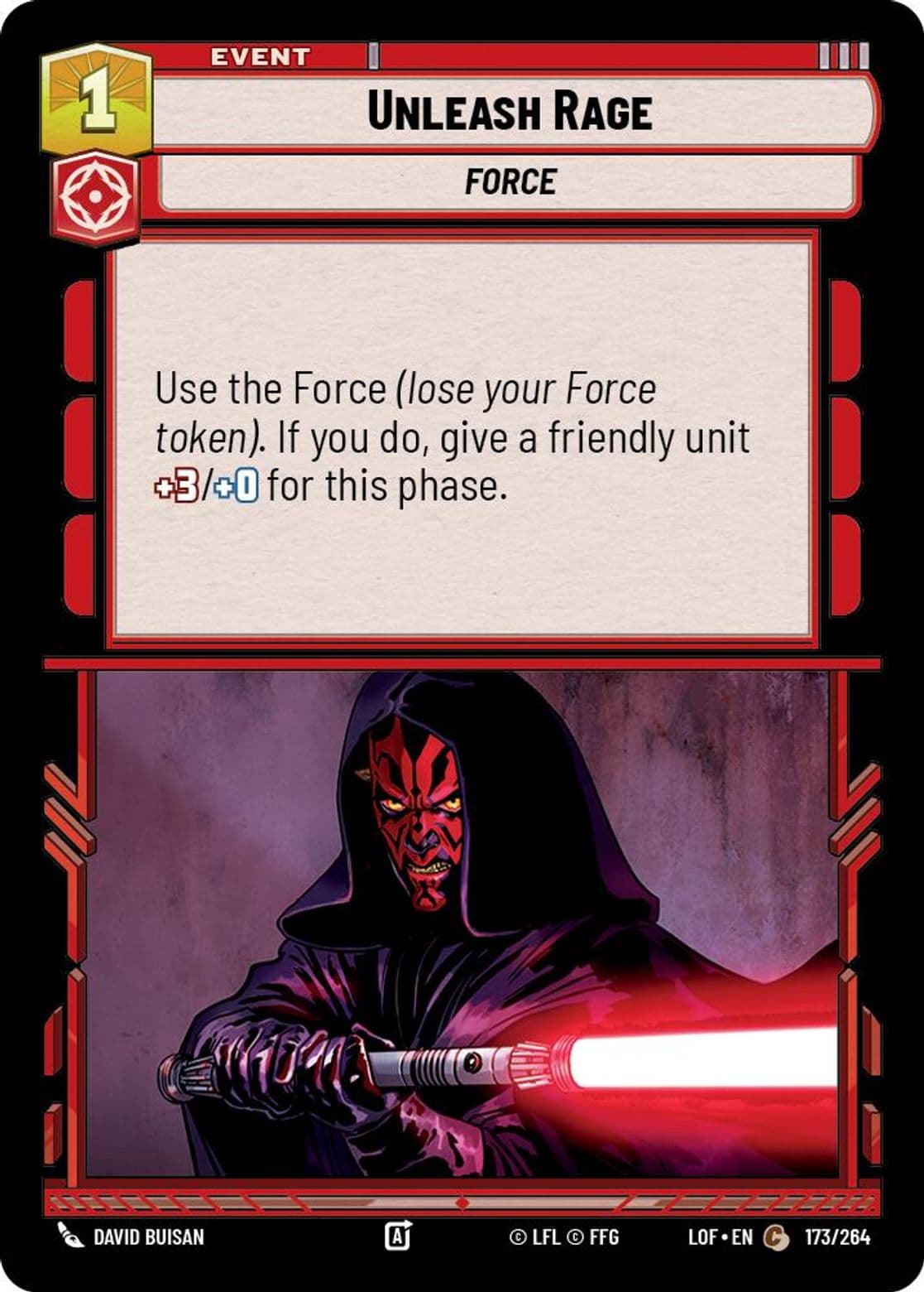 Unleash Rage, Standard
