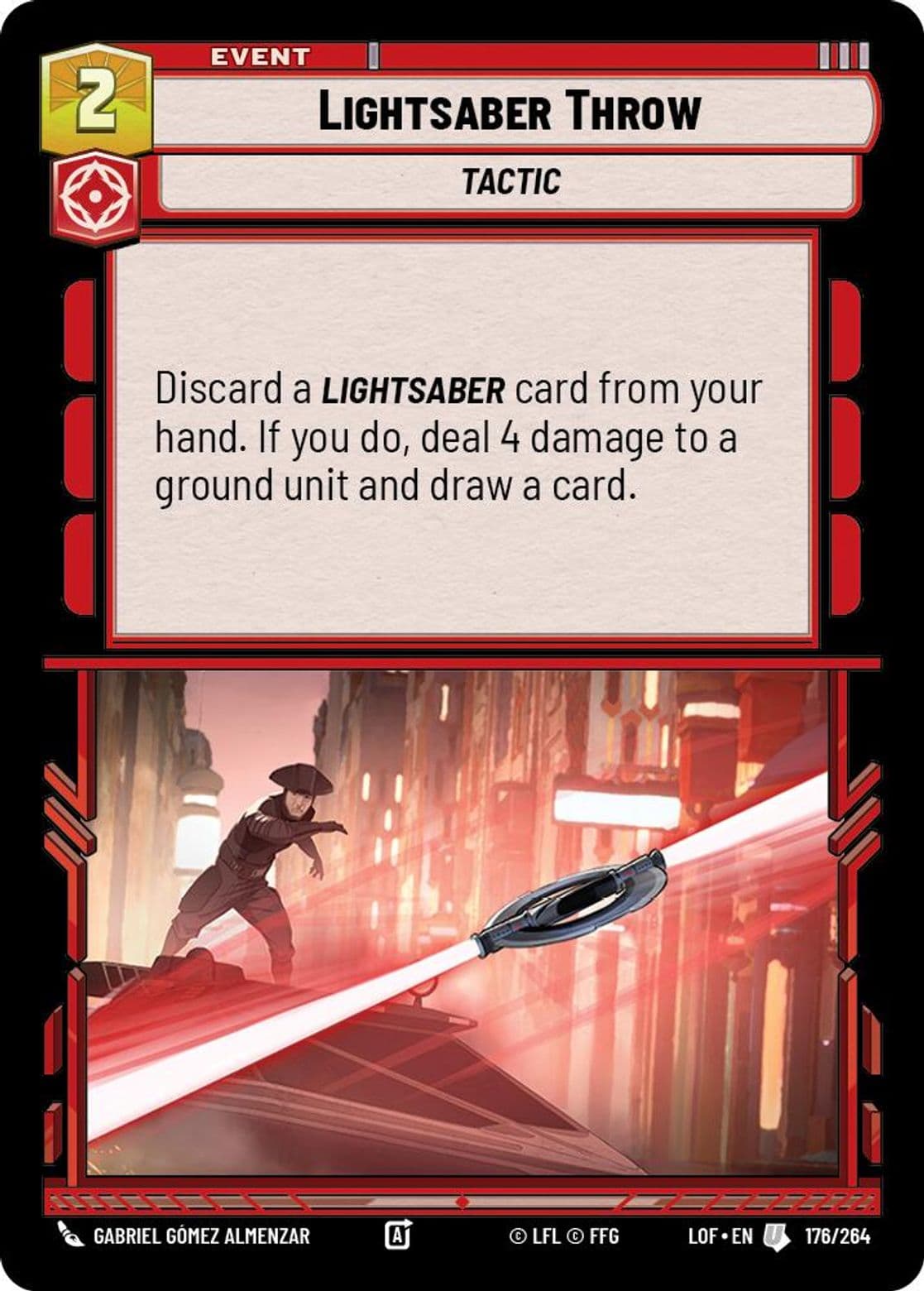 Lightsaber Throw, Standard