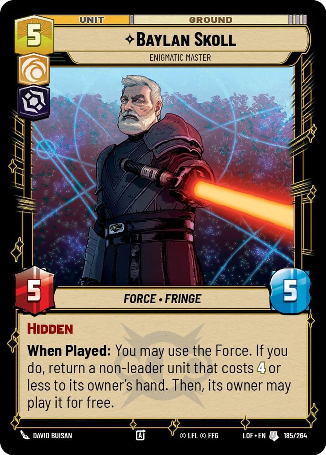 Baylan Skoll, Enigmatic Master, Standard