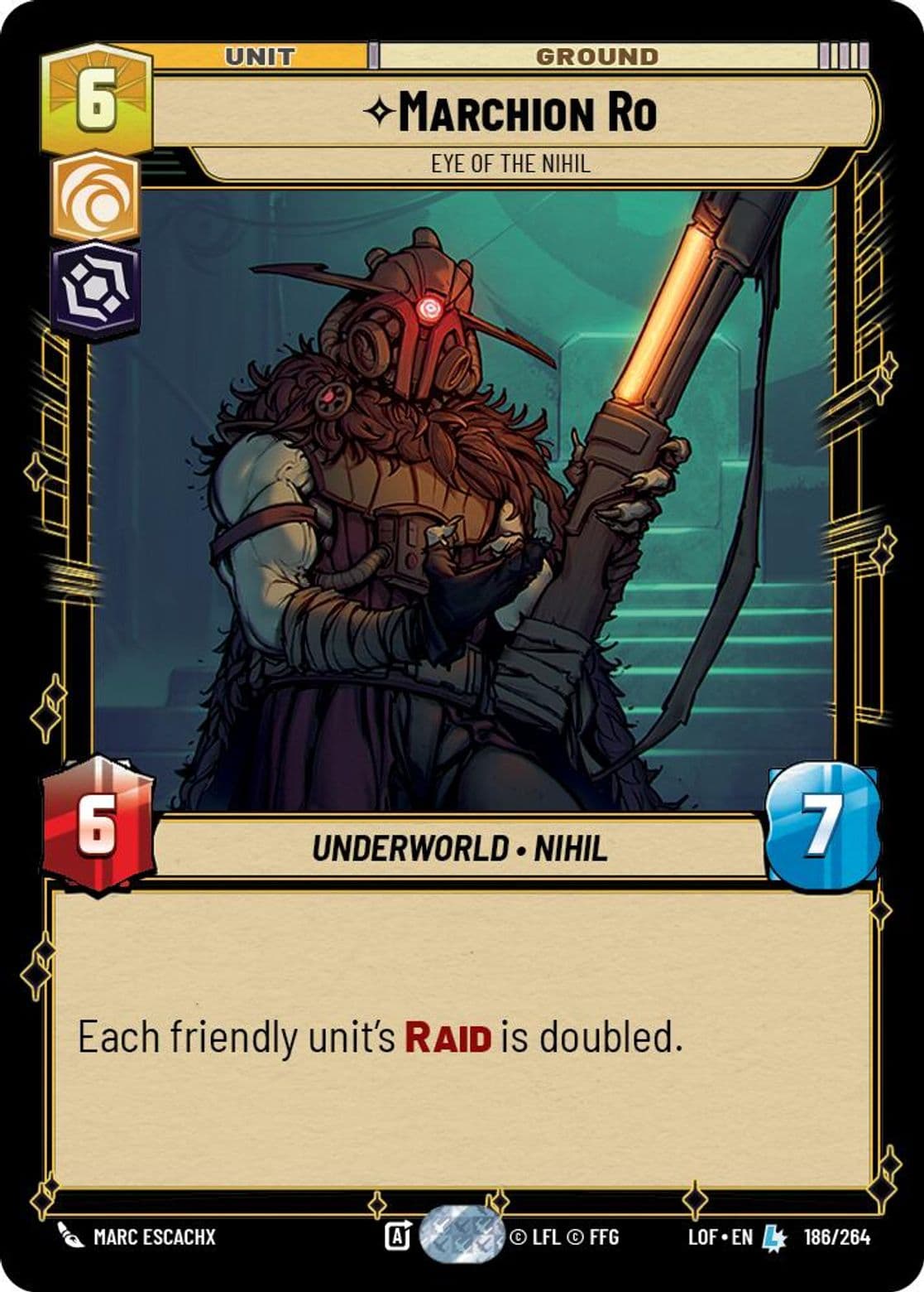Marchion Ro, Eye of the Nihil, Standard