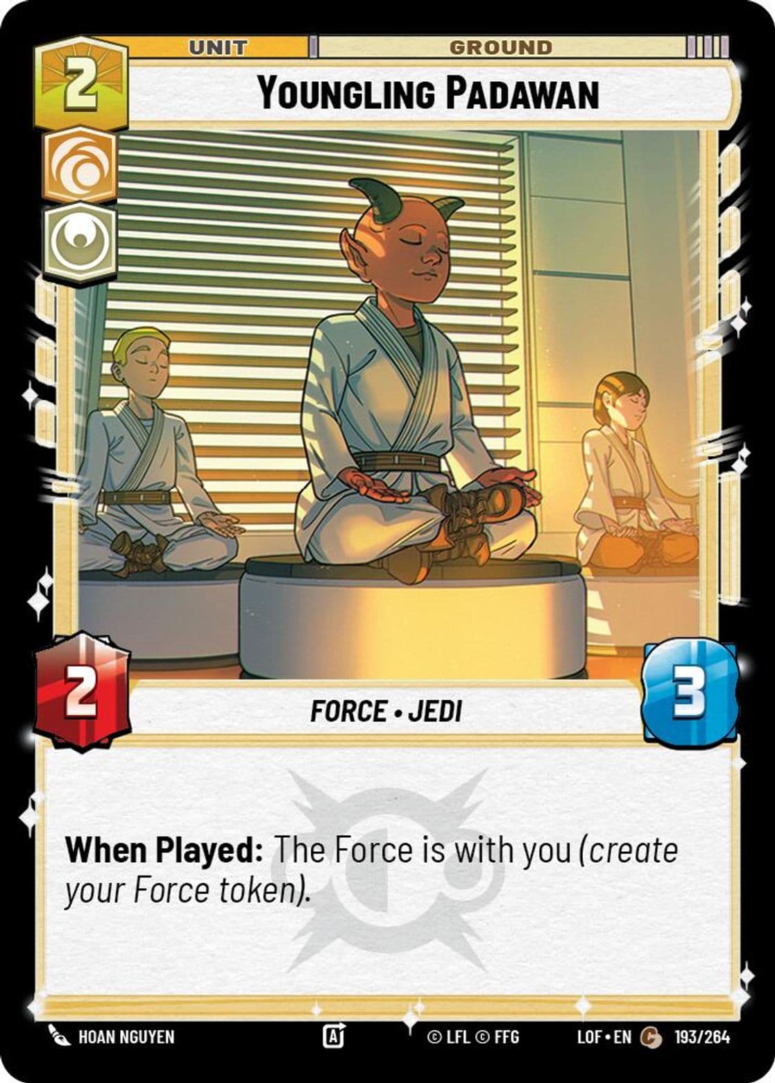 Youngling Padawan, Standard