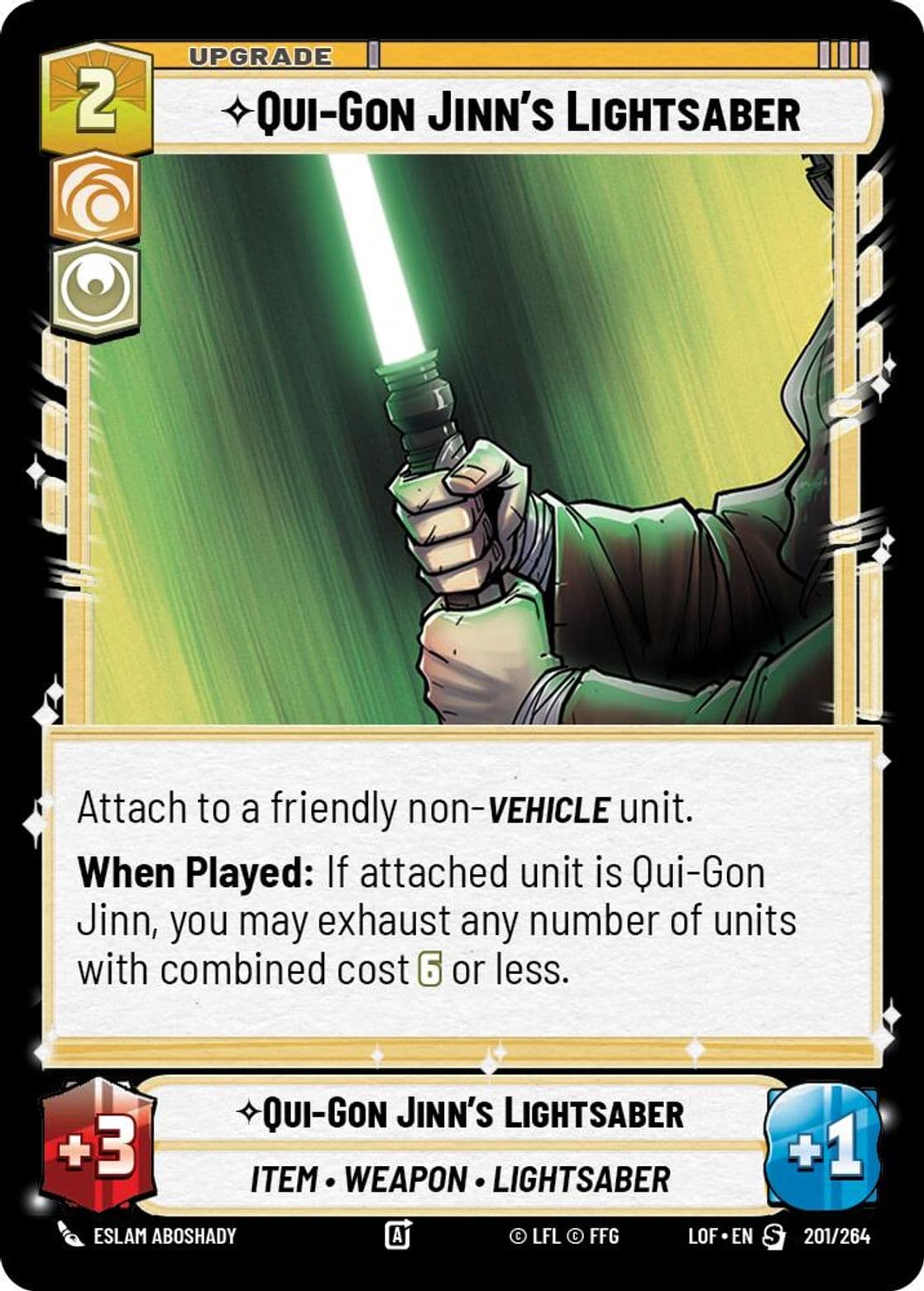 Qui-Gon Jinn's Lightsaber, Standard
