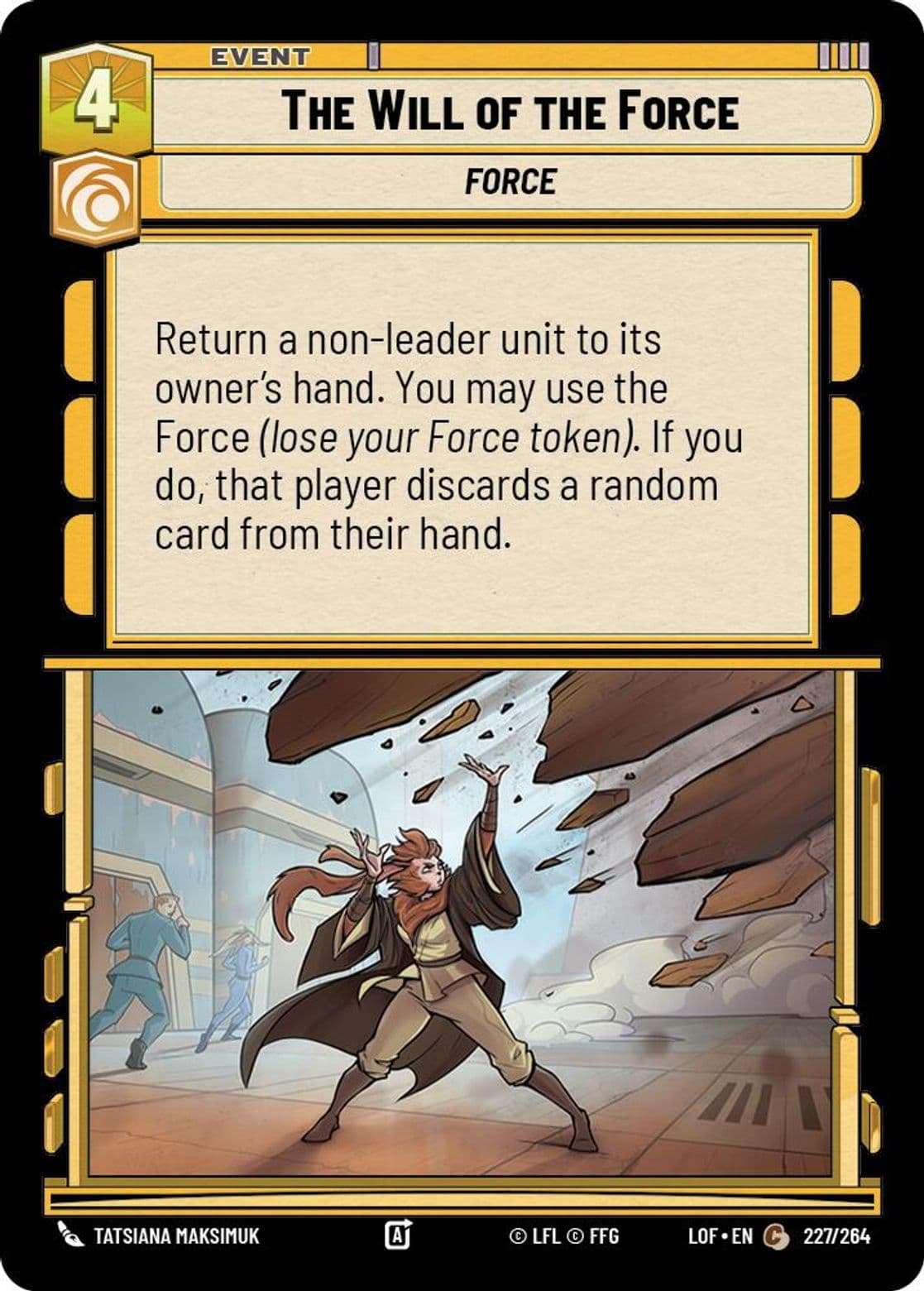 The Will of the Force, Standard