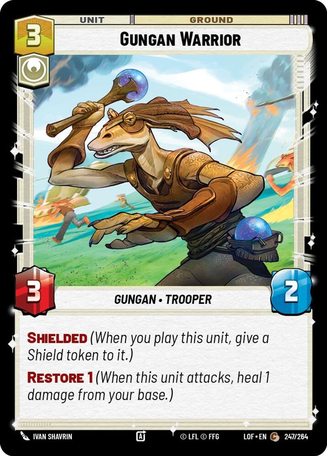 Gungan Warrior, Standard