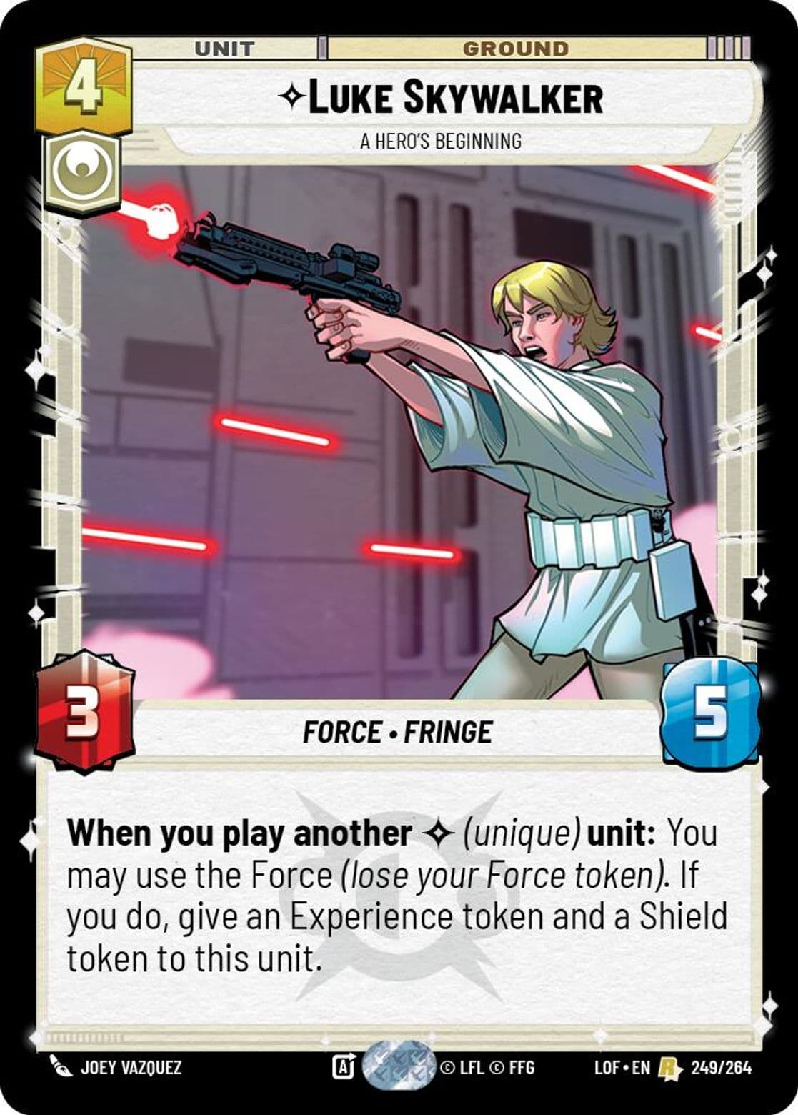 Luke Skywalker, A Hero's Beginning, Standard