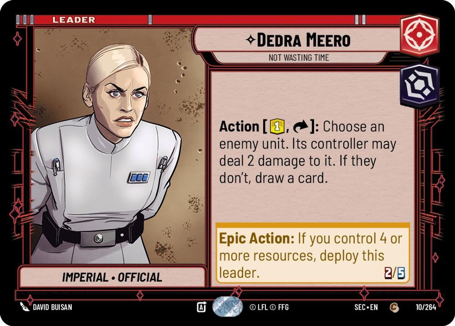 Dedra Meero, Not Wasting Time (Standard)