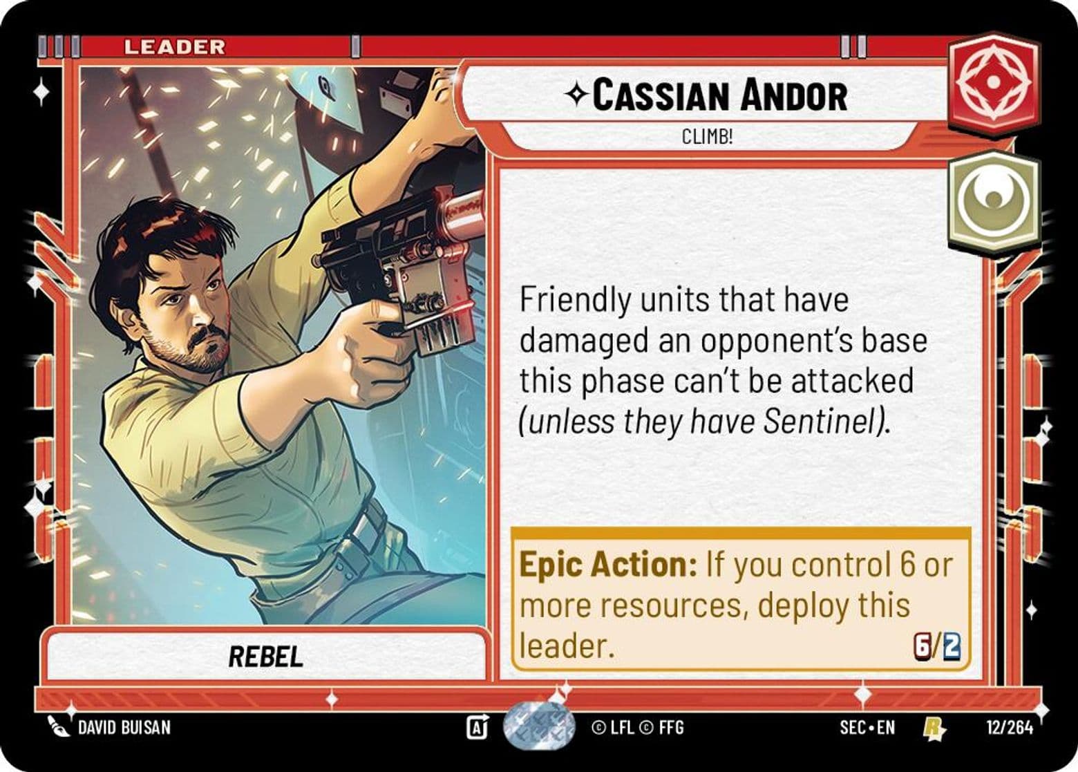 Cassian Andor, Climb!, Standard