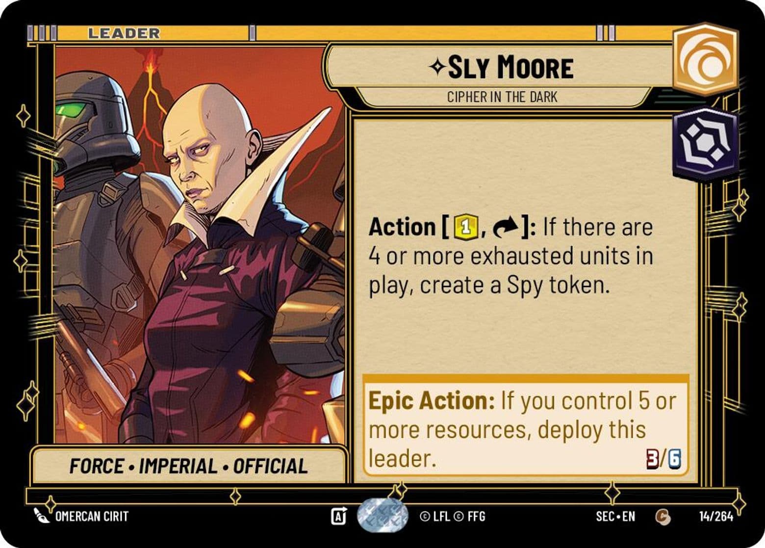 Sly Moore, Cipher in the Dark (Standard)
