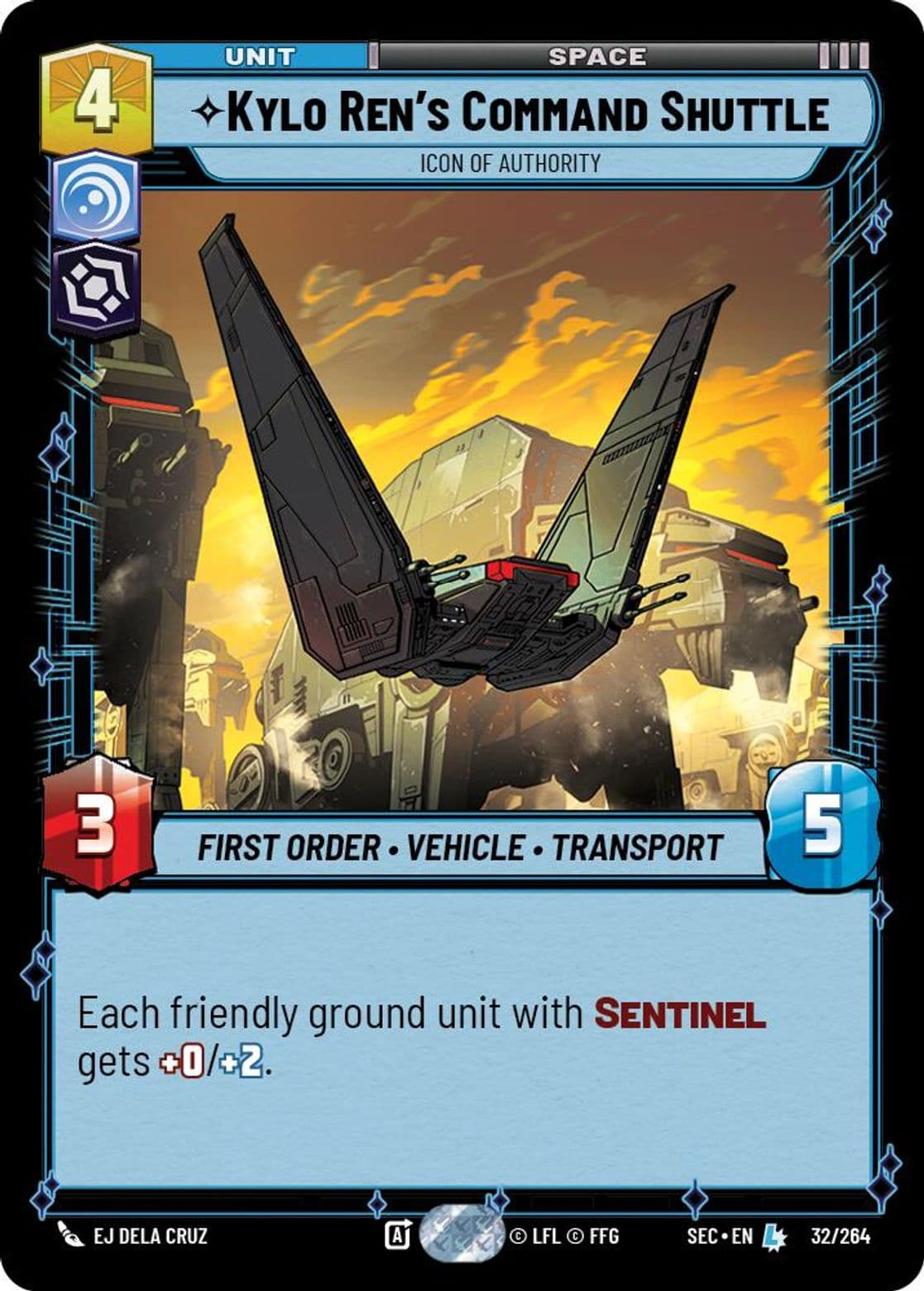 Kylo Ren's Command Shuttle, Icon of Authority, Standard
