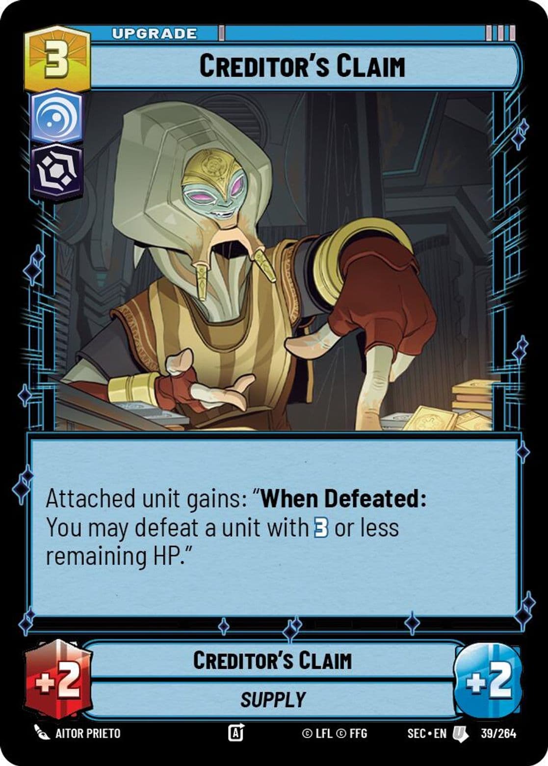 Creditor's Claim, Standard