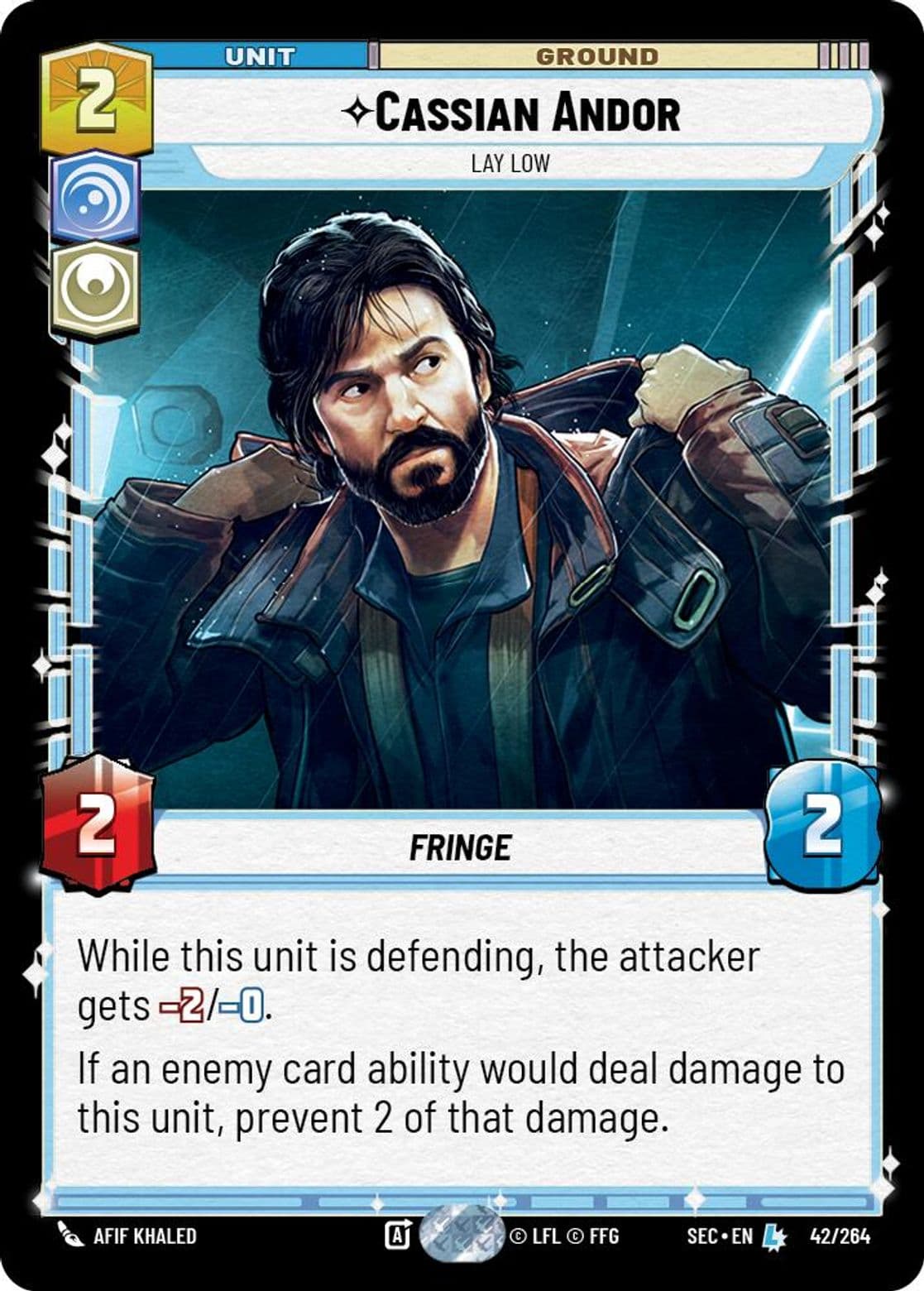 Cassian Andor, Lay Low, Standard
