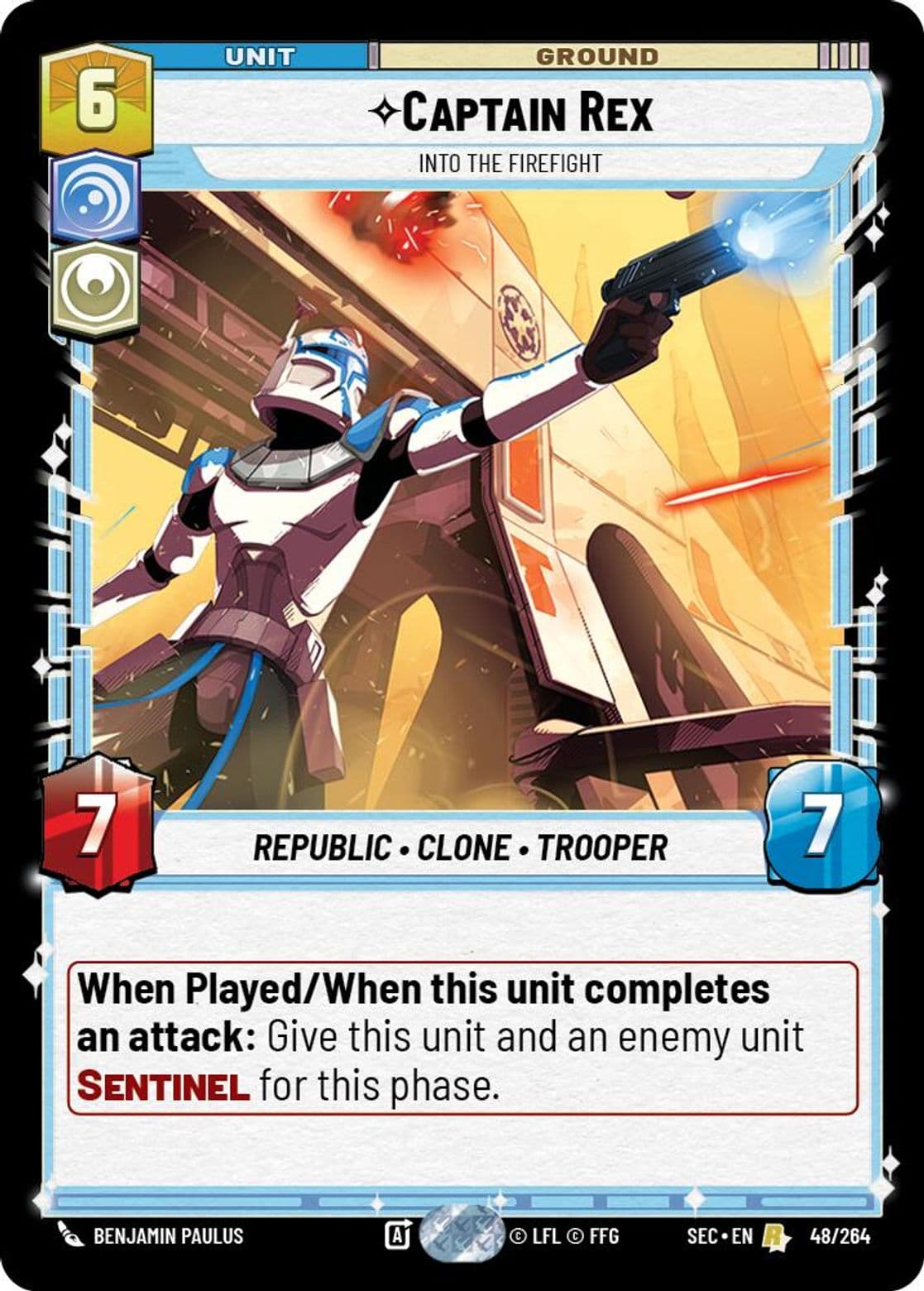 Captain Rex, Into the Firefight, Standard