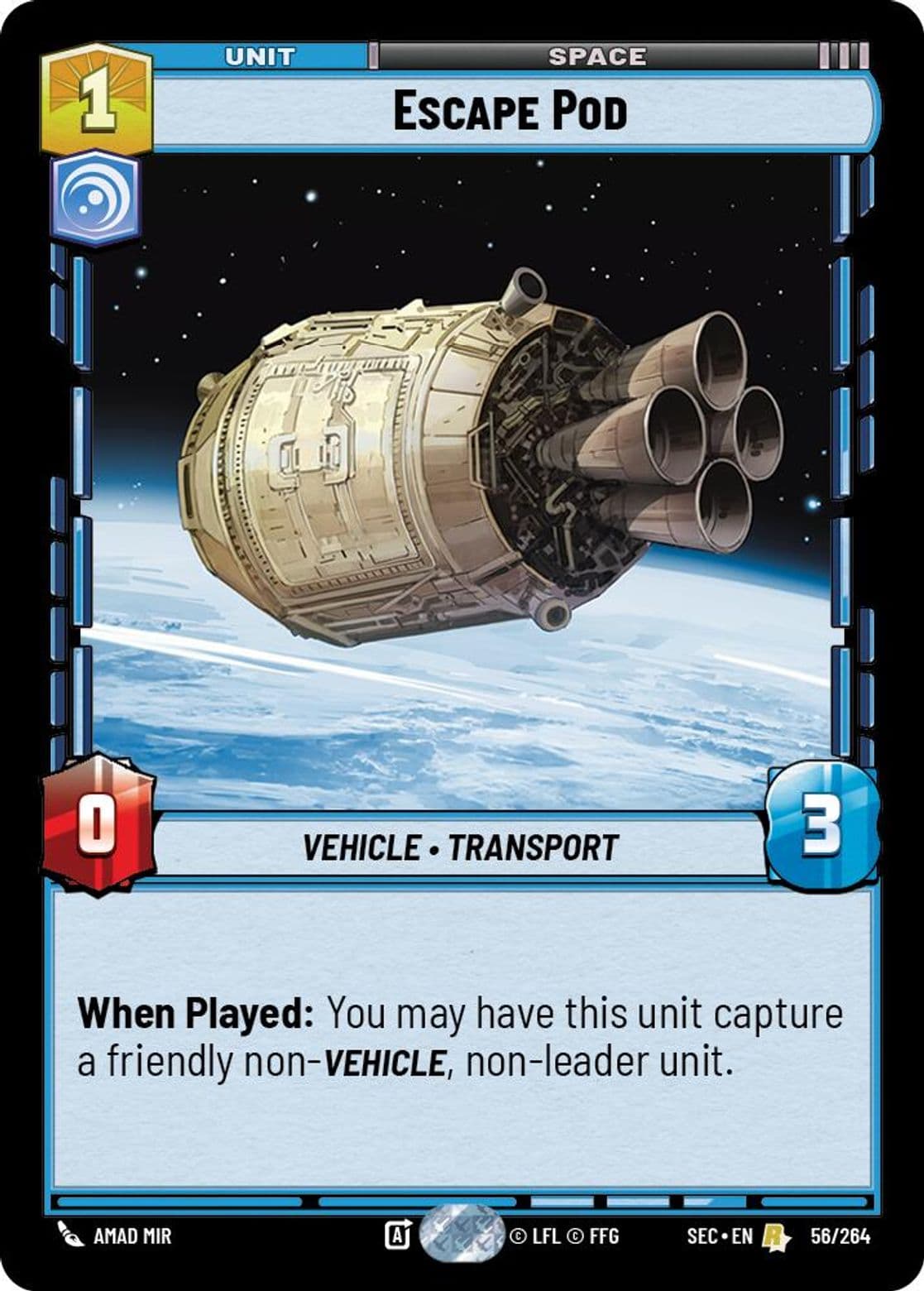 Escape Pod, Standard