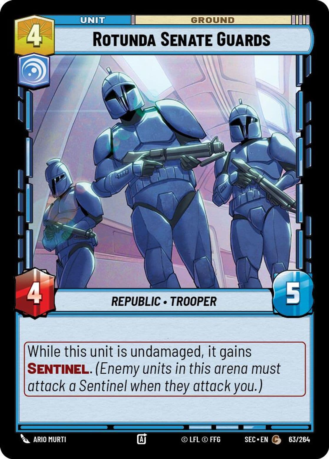 Rotunda Senate Guards, Standard