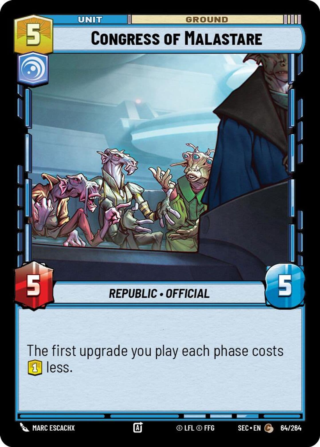 Congress of Malastare, Standard