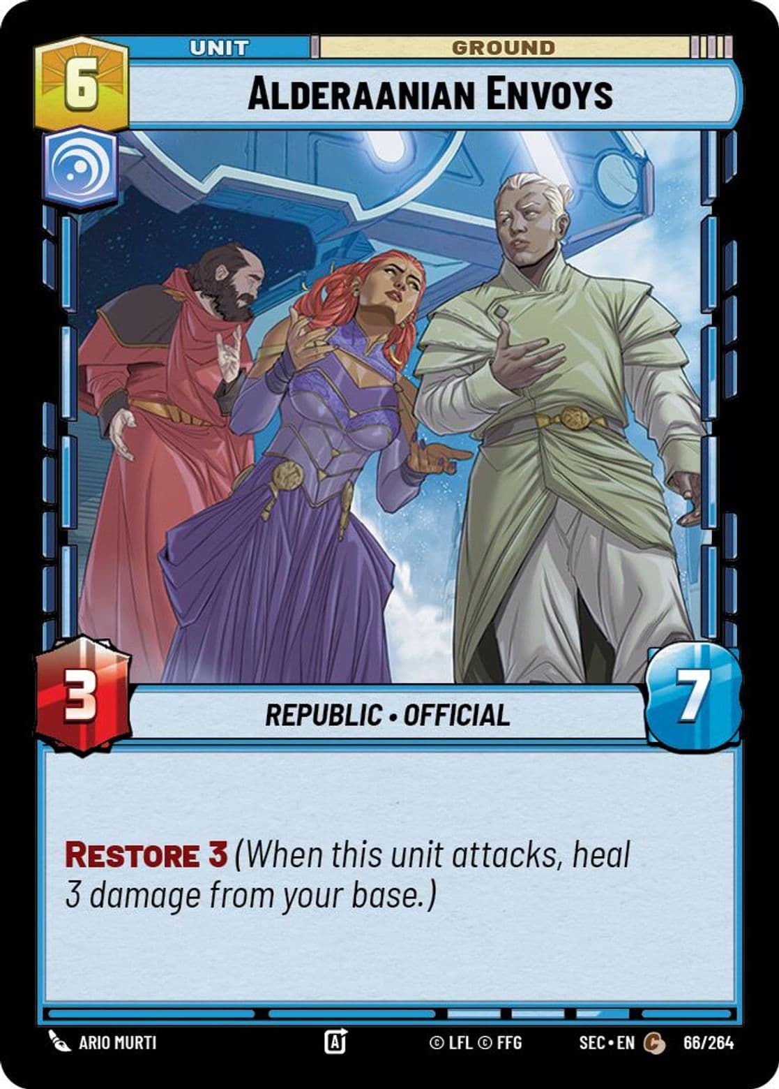 Alderaanian Envoys, Standard