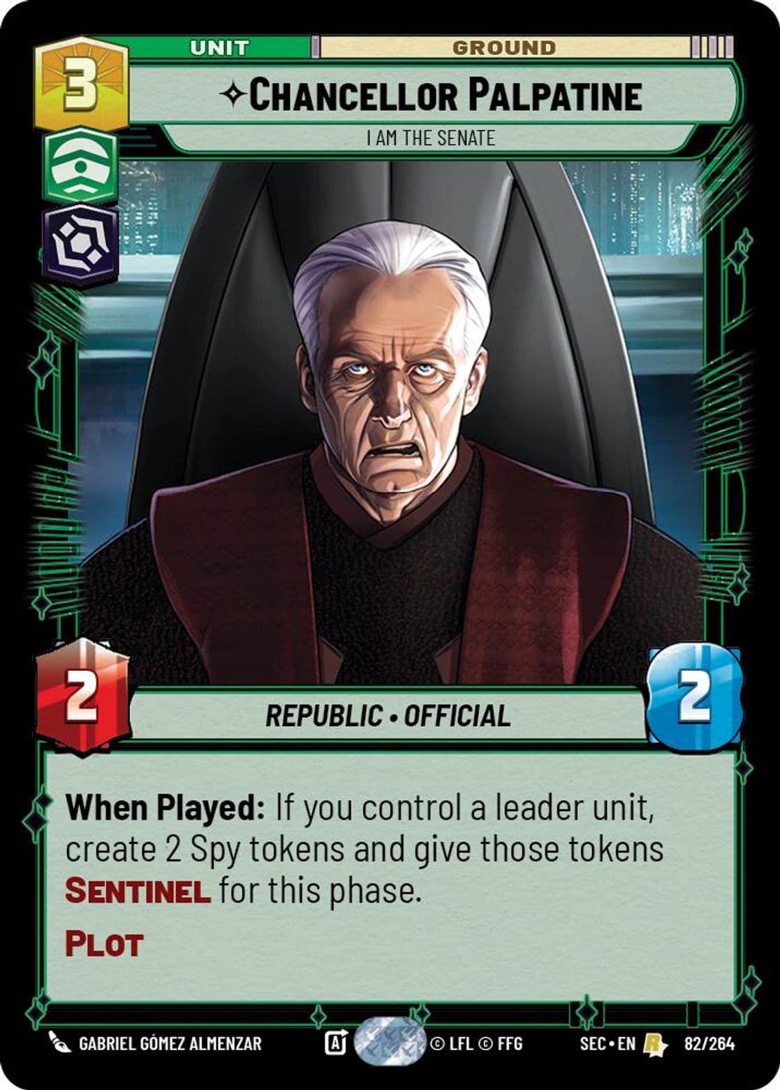 Chancellor Palpatine, I Am the Senate, Standard