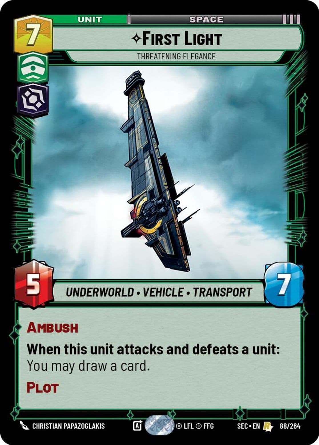 First Light, Threatening Elegance, Standard