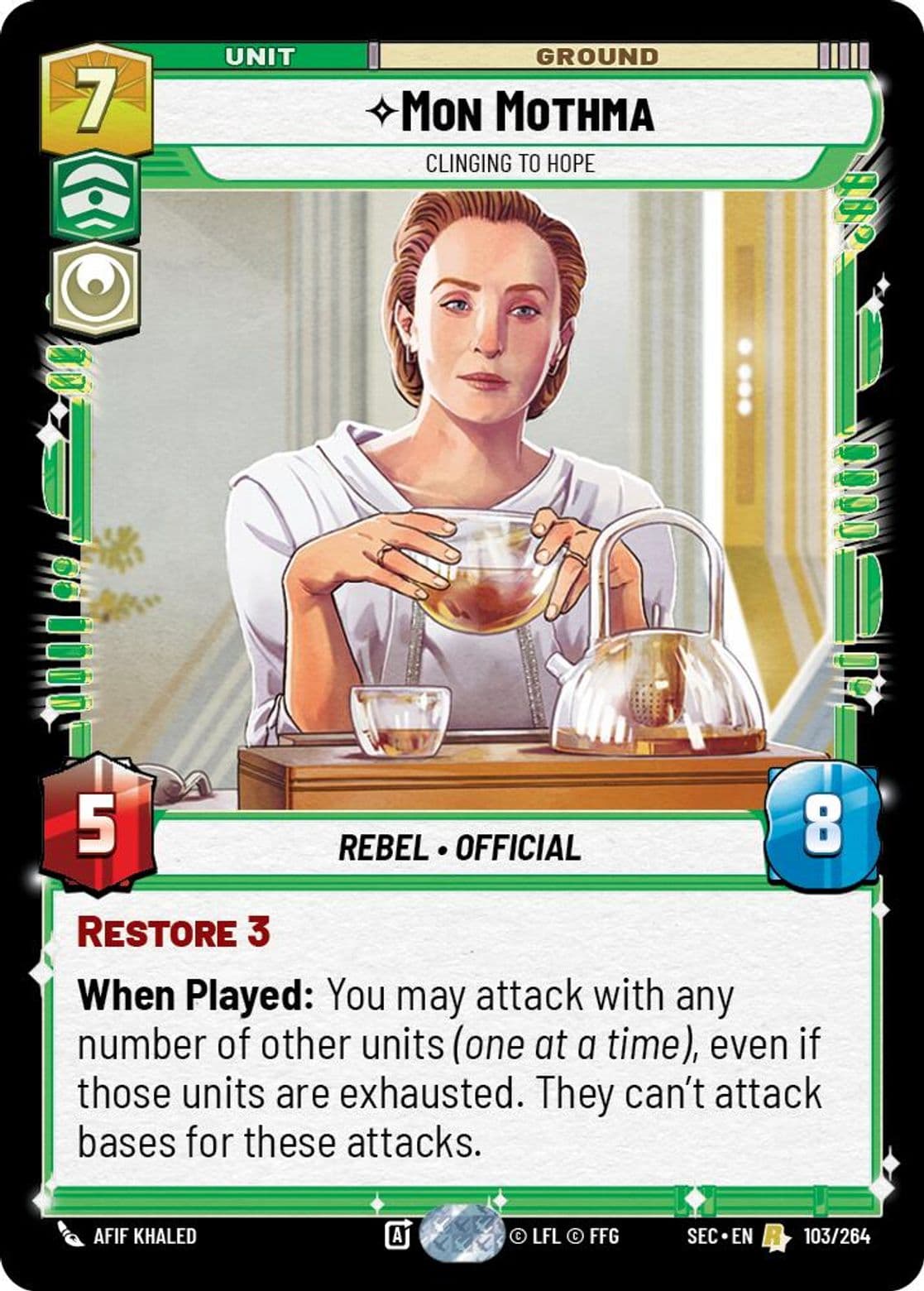 Mon Mothma, Clinging to Hope (Standard)