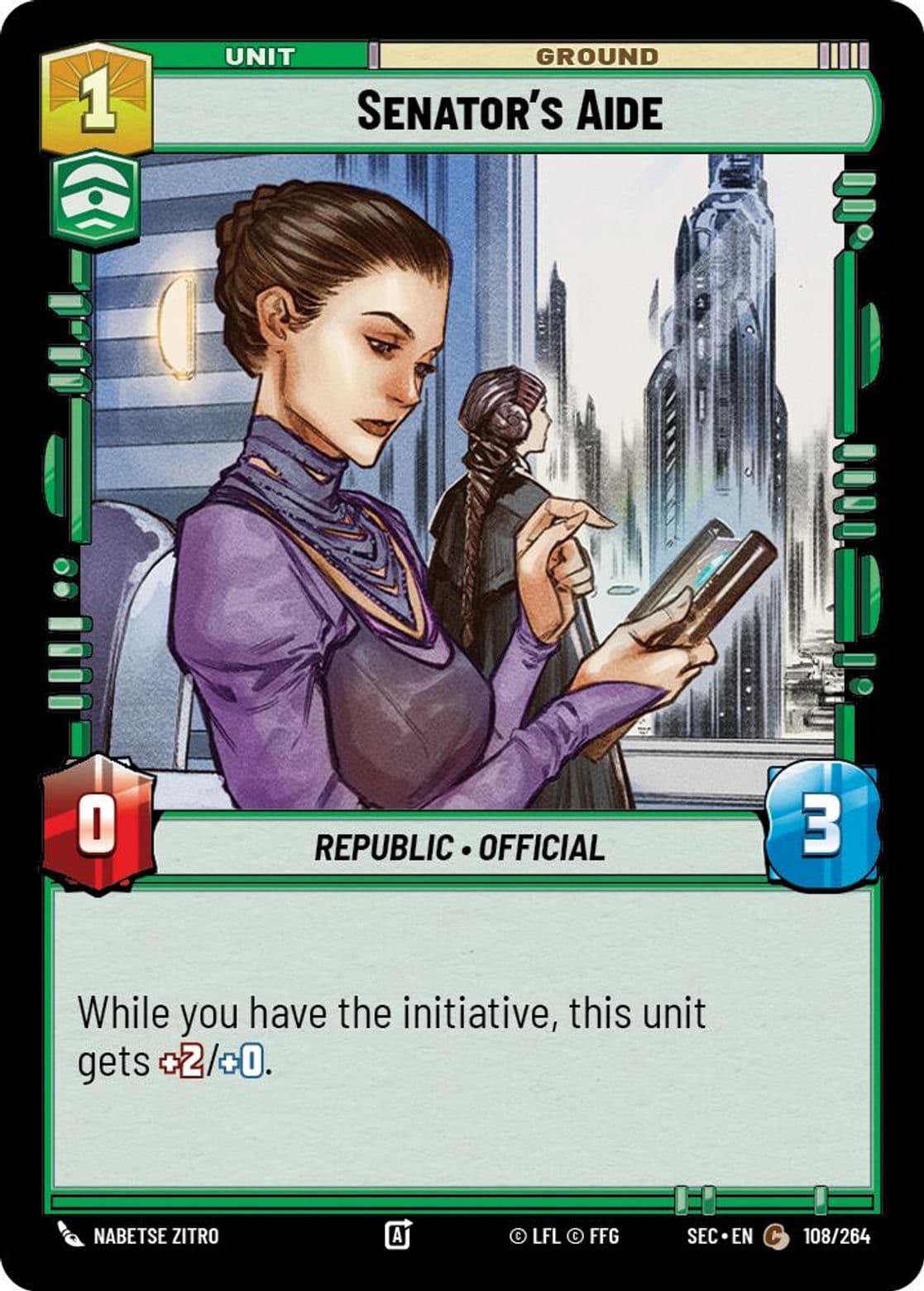 Senator's Aide, Standard