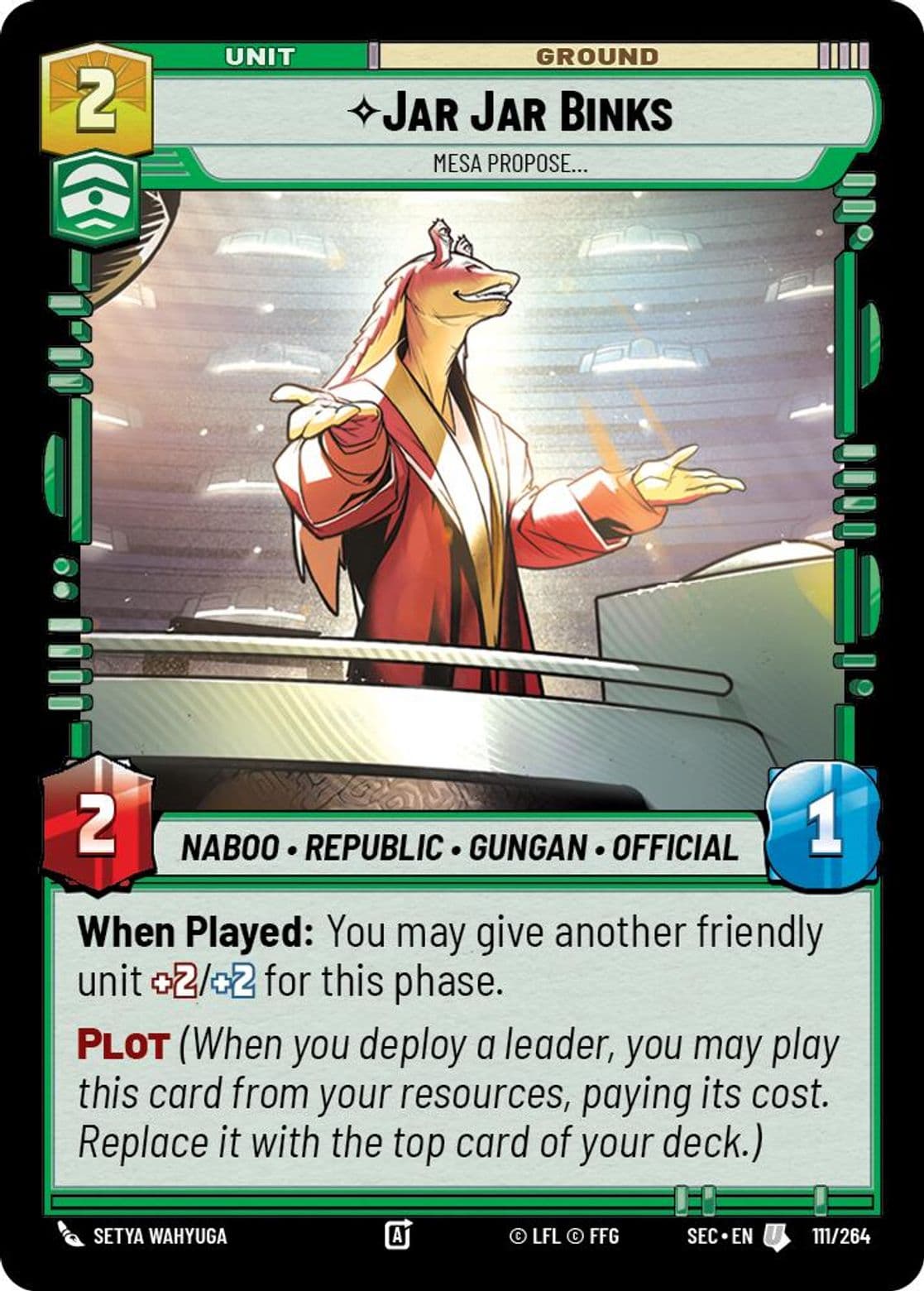 Jar Jar Binks, Mesa Propose (Standard)