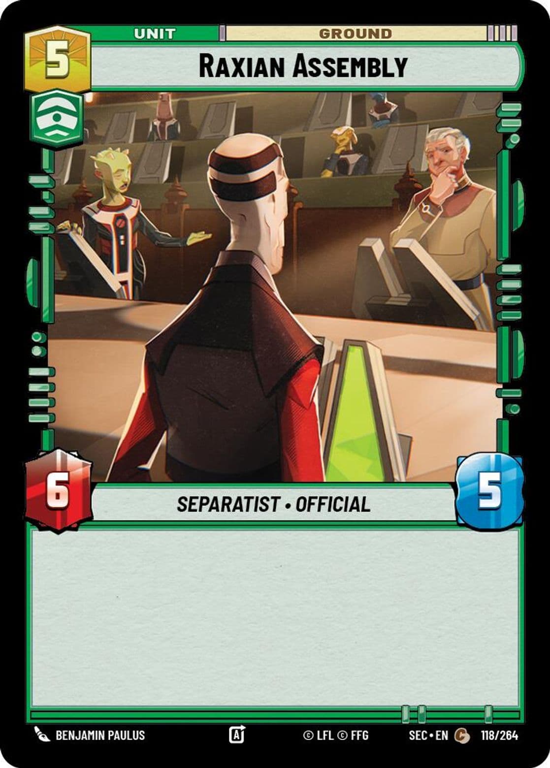 Raxian Assembly, Standard