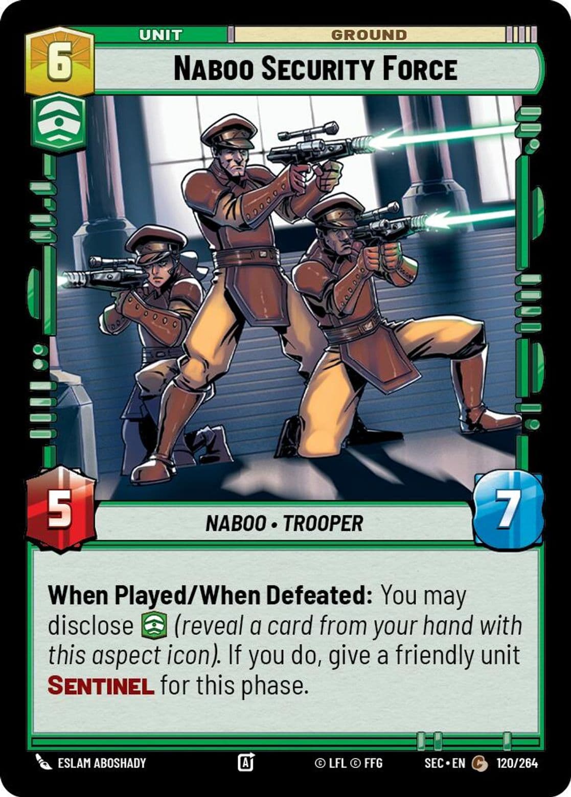Naboo Security Force, Standard