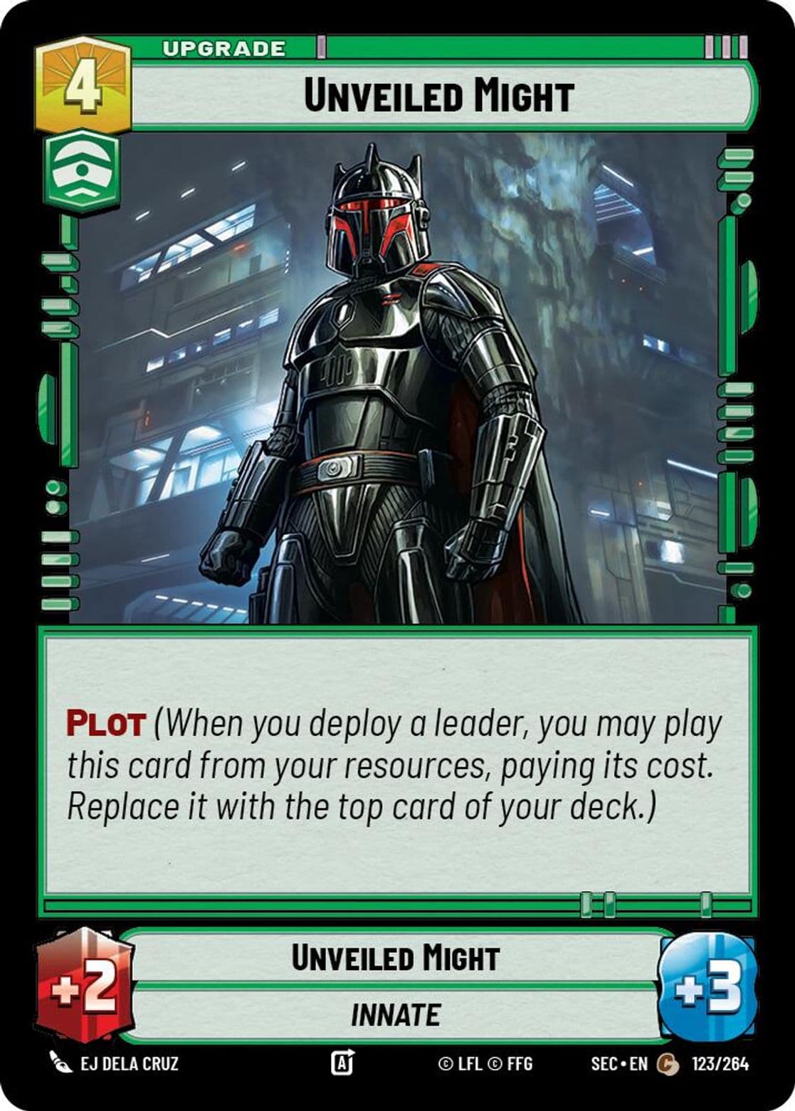 Unveiled Might, Standard