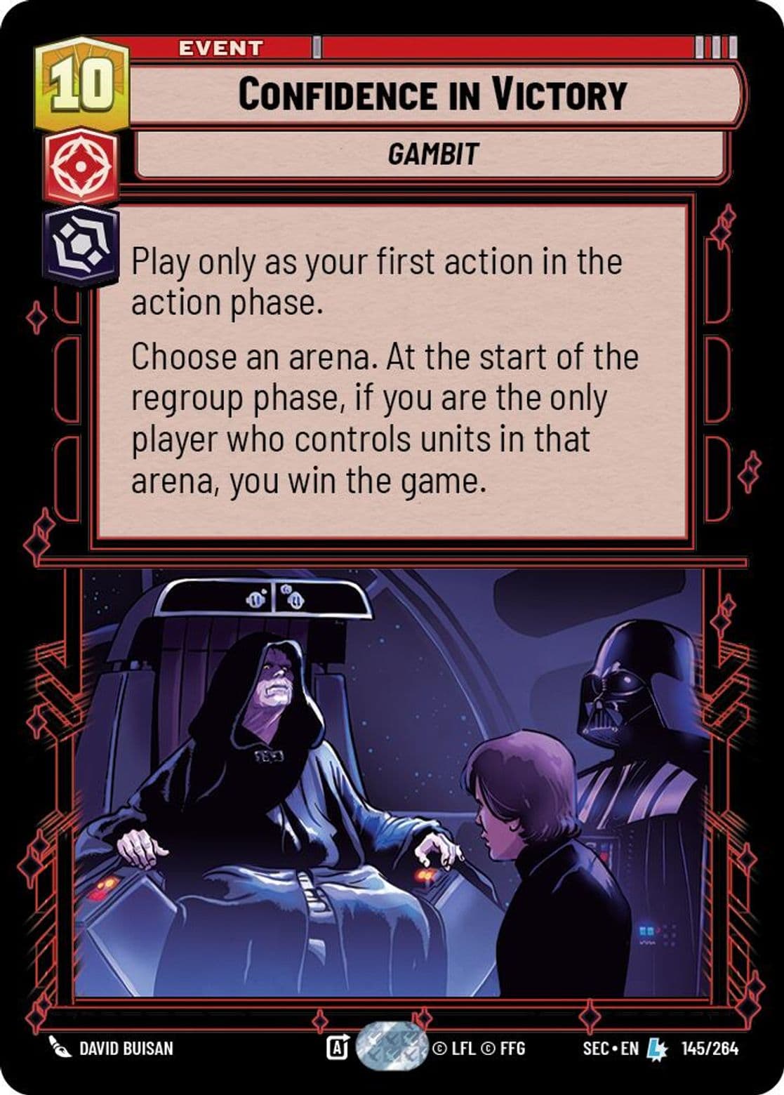 Confidence in Victory, Standard