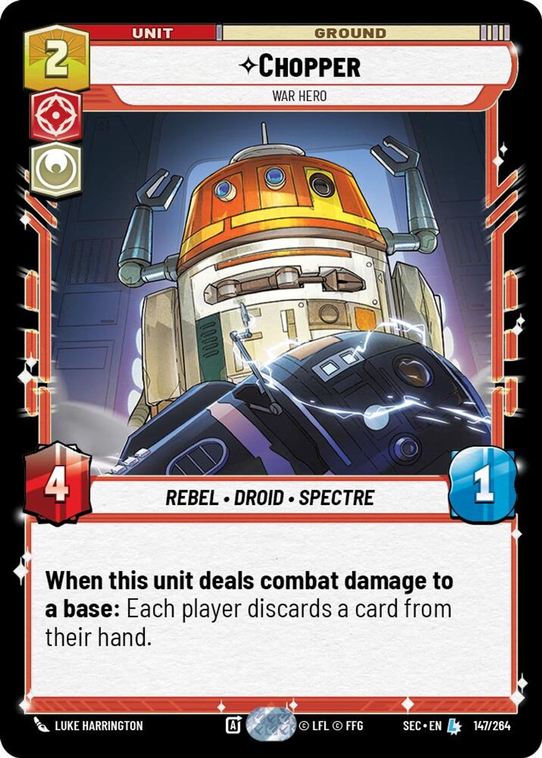 Chopper, War Hero, Standard