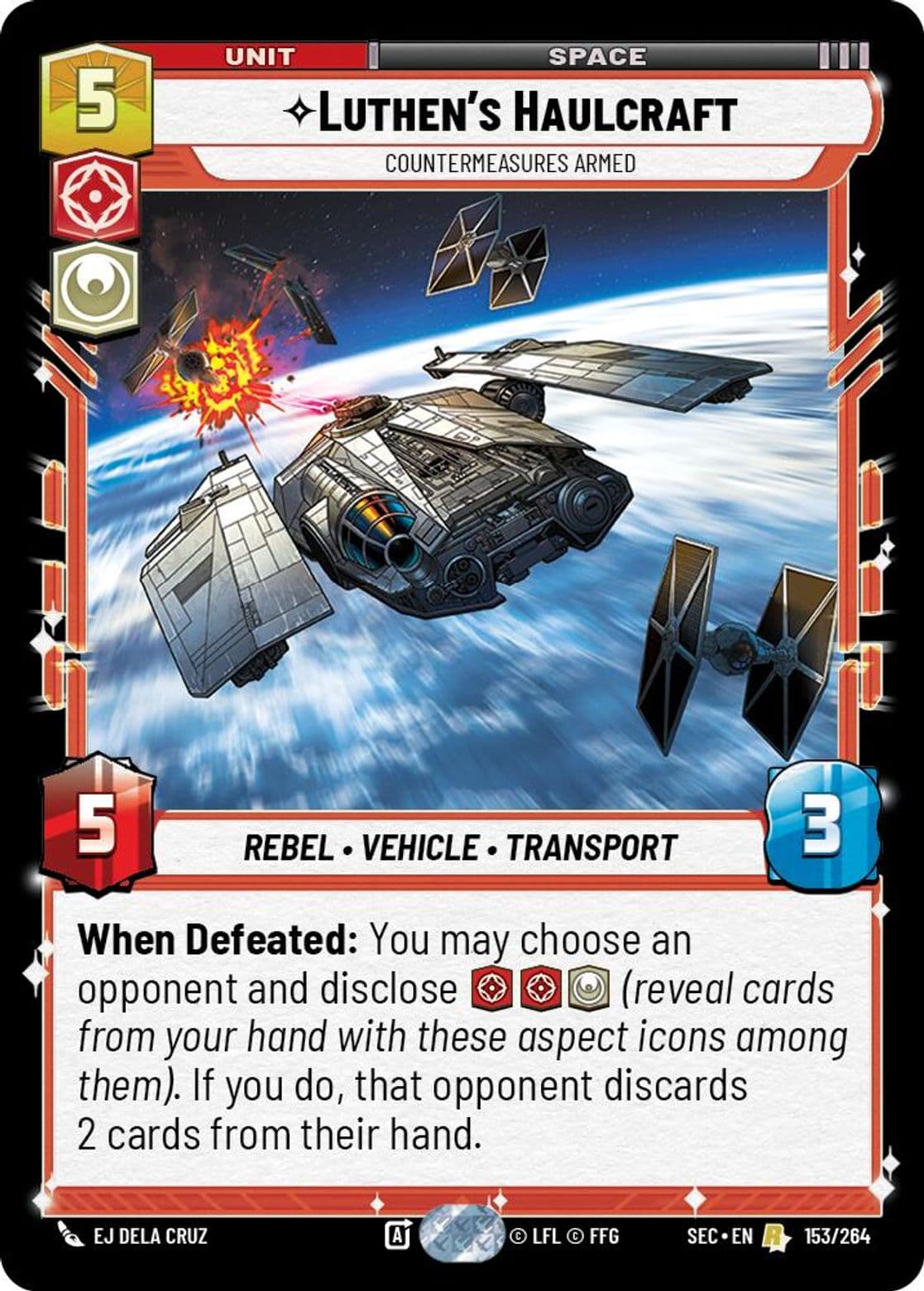 Luthen's Haulcraft, Countermeasures Armed, Standard