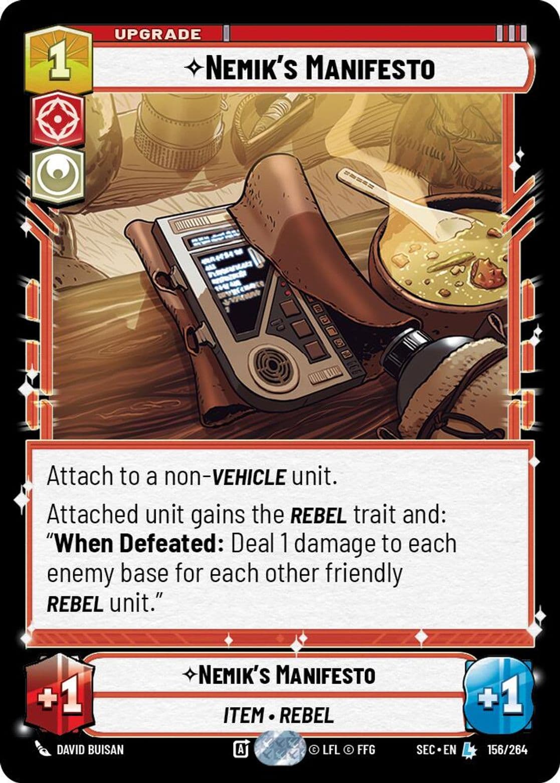 Nemik's Manifesto, Standard
