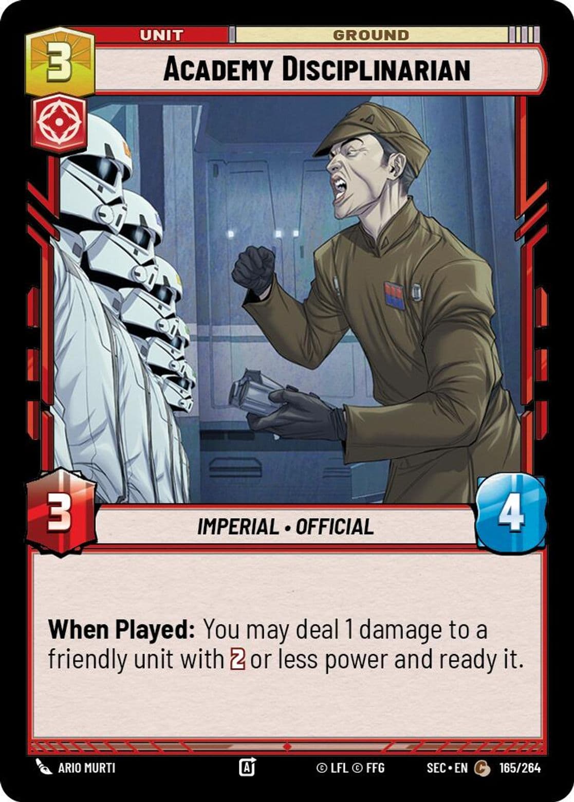 Academy Disciplinarian, Standard