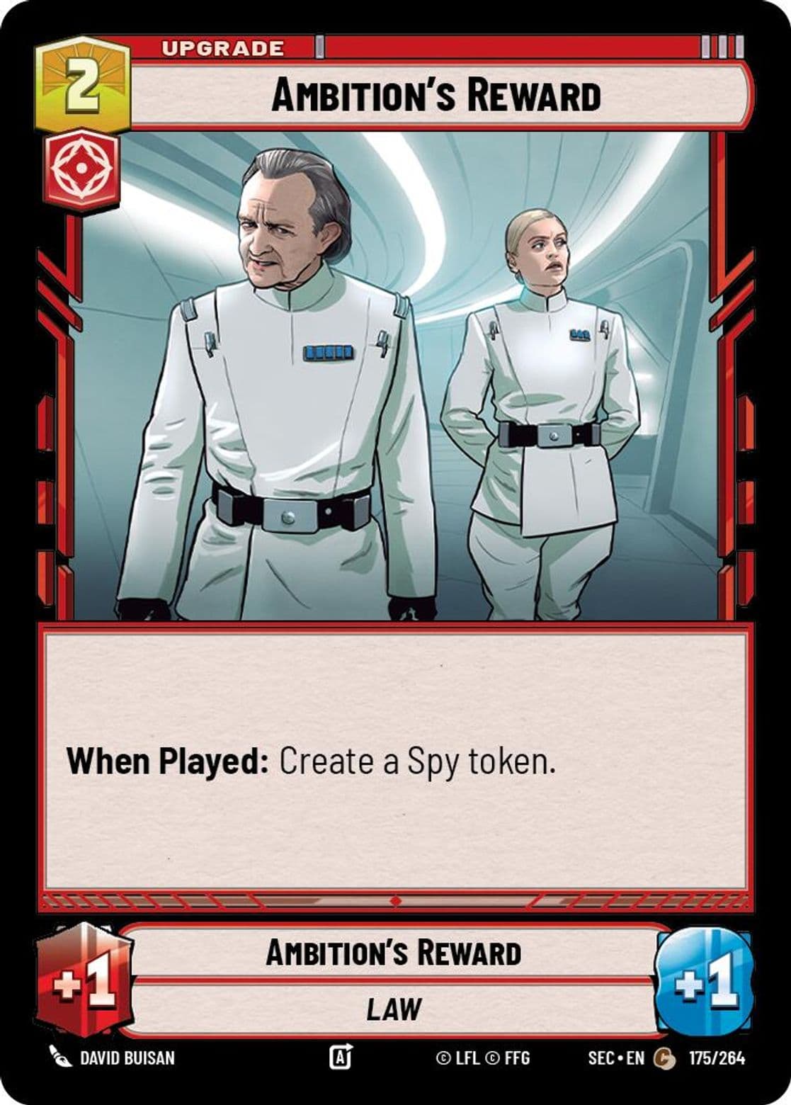 Ambition's Reward, Standard