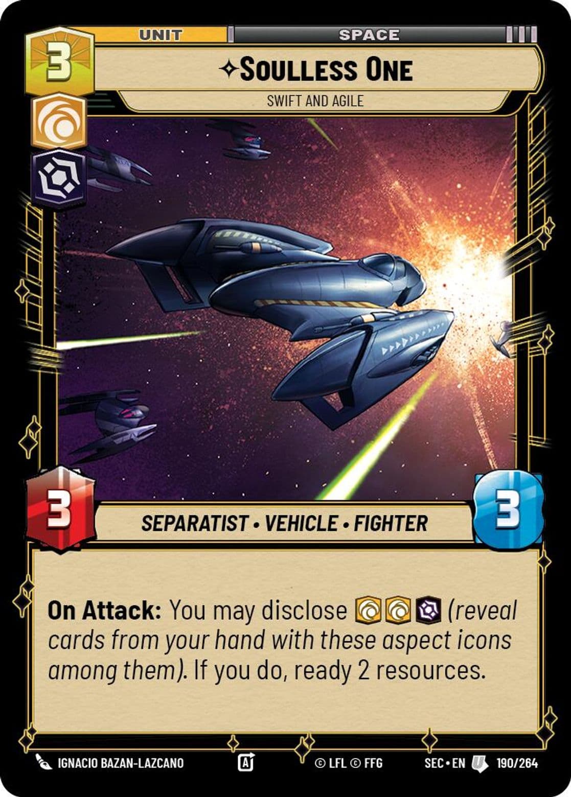 Soulless One, Swift and Agile, Standard