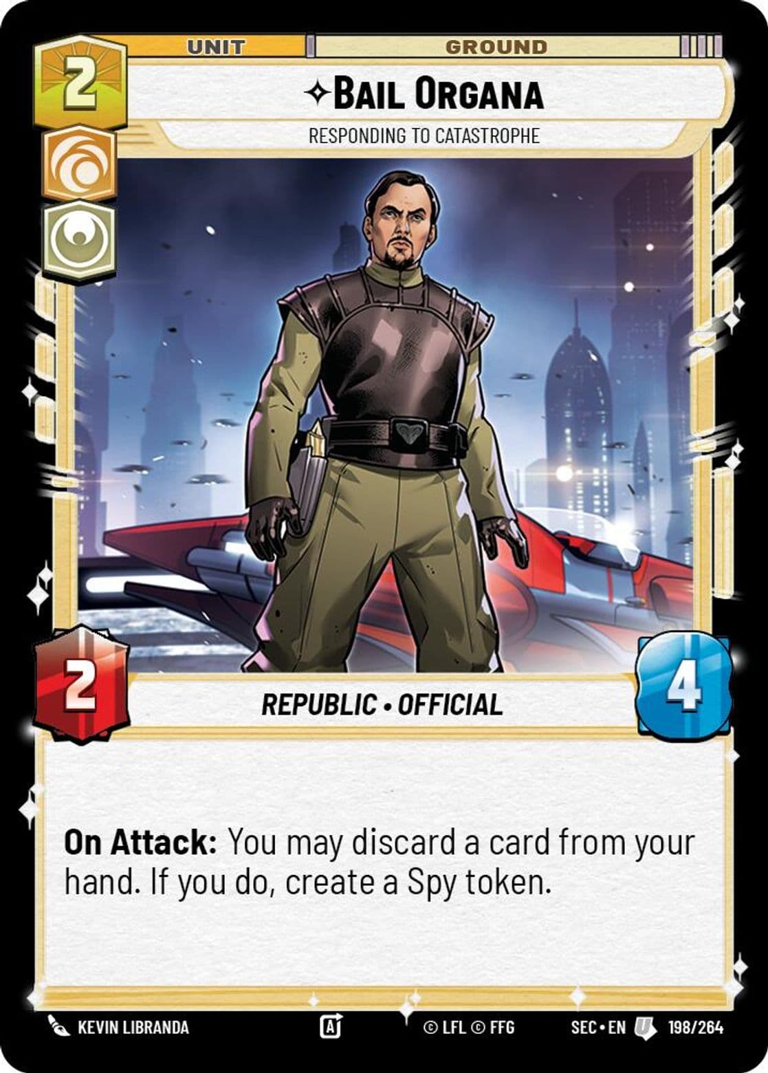 Bail Organa, Responding to Catastrophe (Standard)
