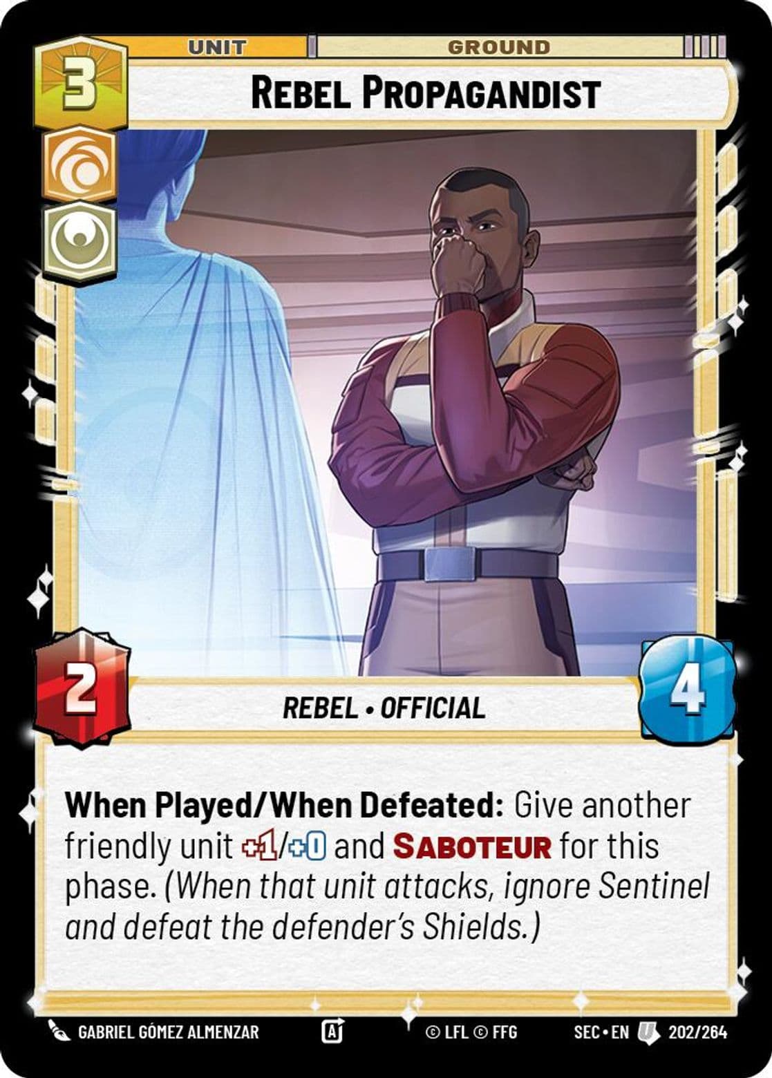 Rebel Propagandist, Standard