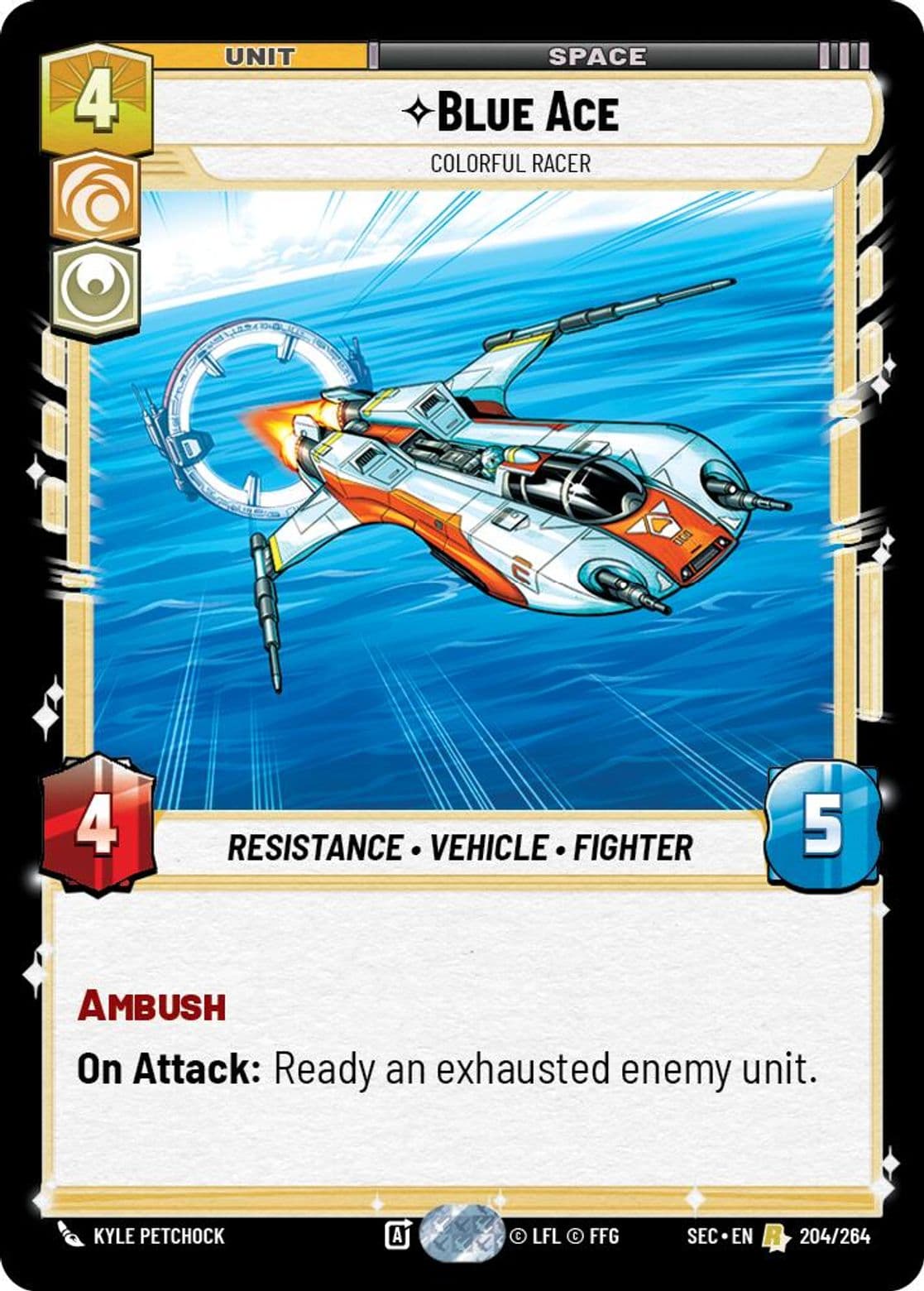 Blue Ace, Colorful Racer, Standard