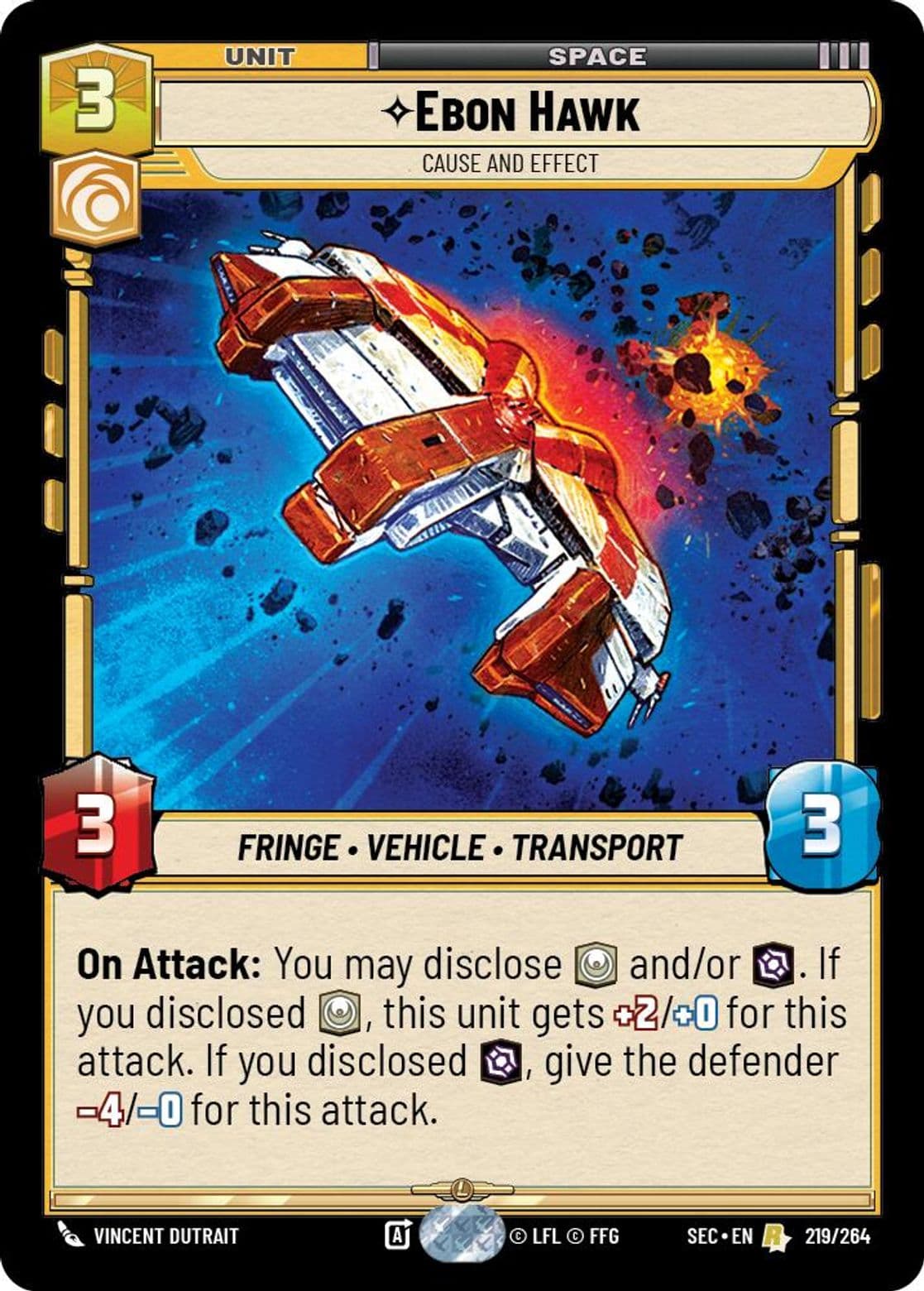 Ebon Hawk, Cause and Effect, Standard